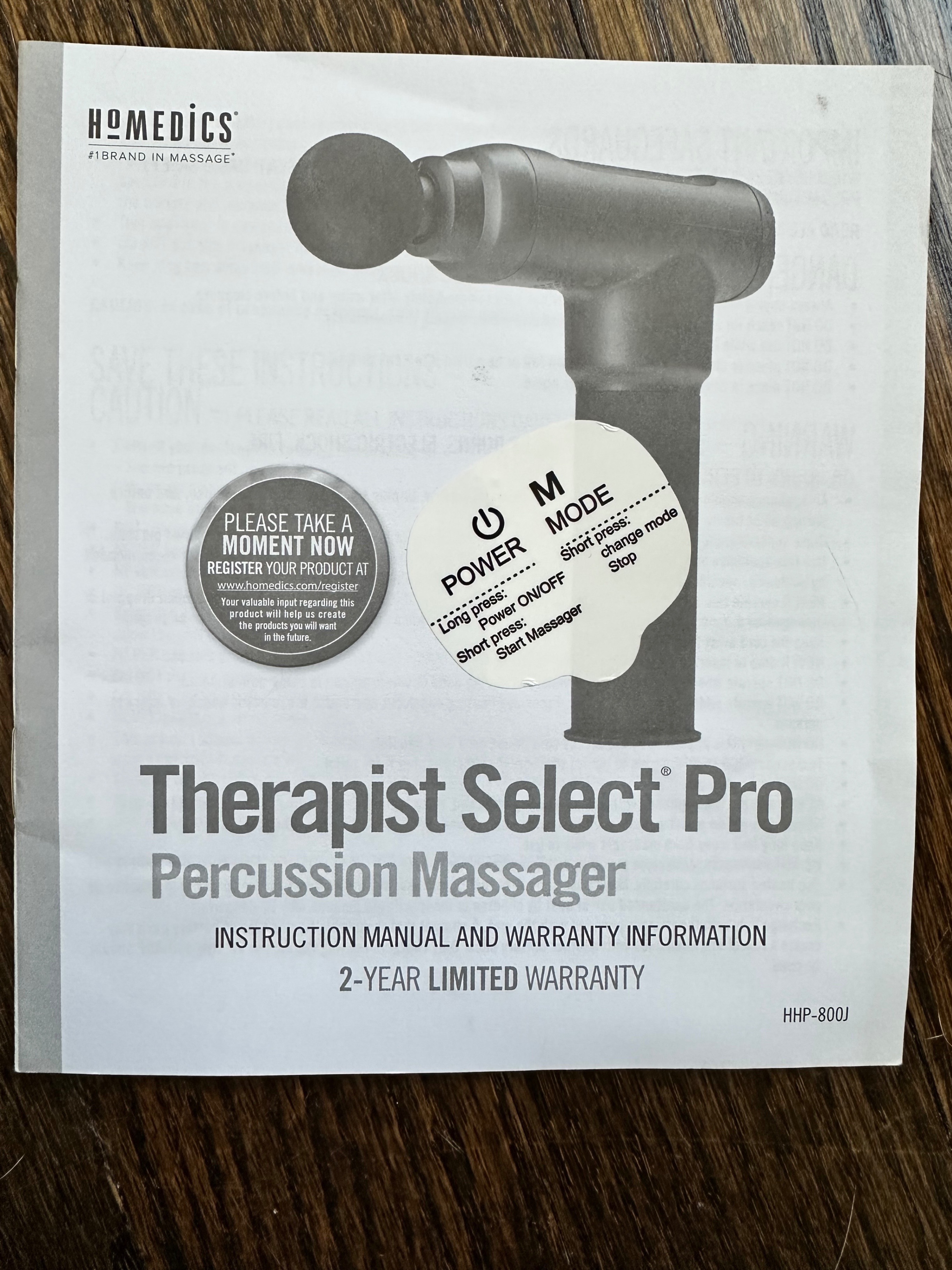 HoMedics Therapist Select Pro Percussion Massager - photo 3