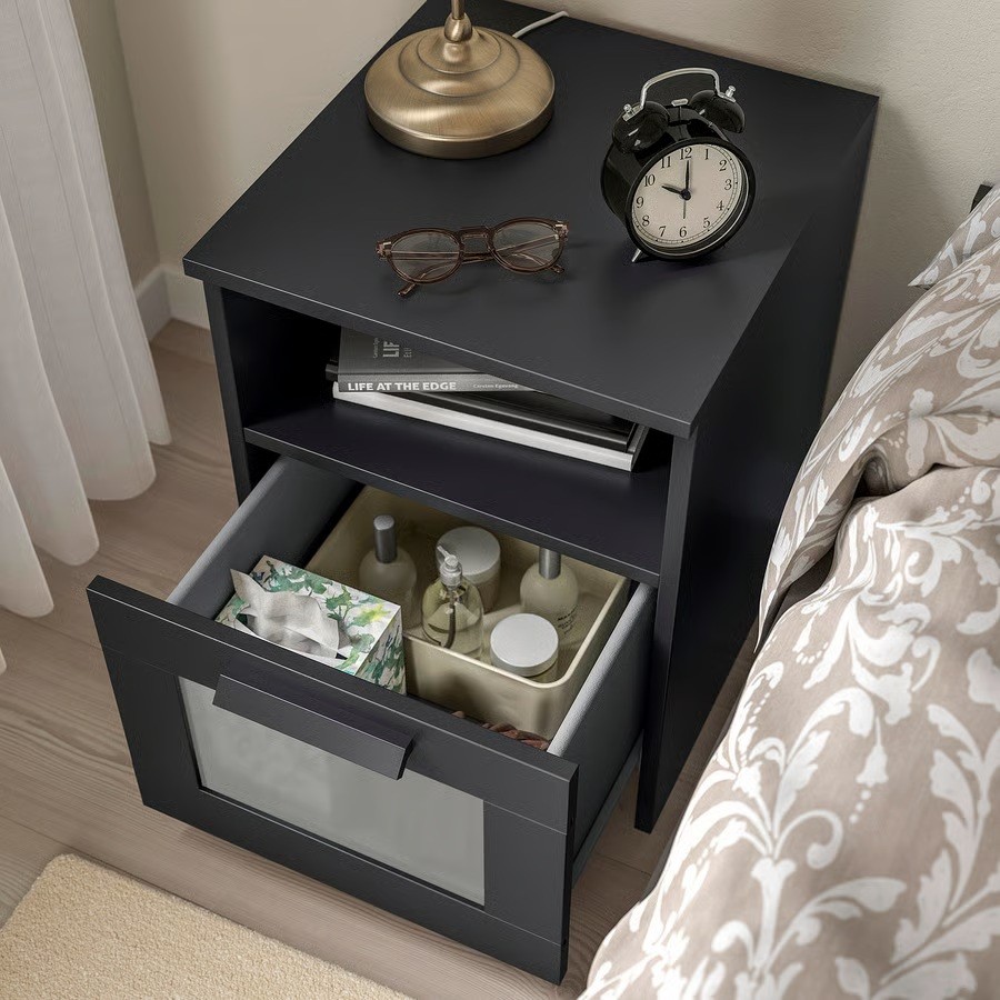 BRIMNES Nightstand (Black - Set of 2) - photo 4