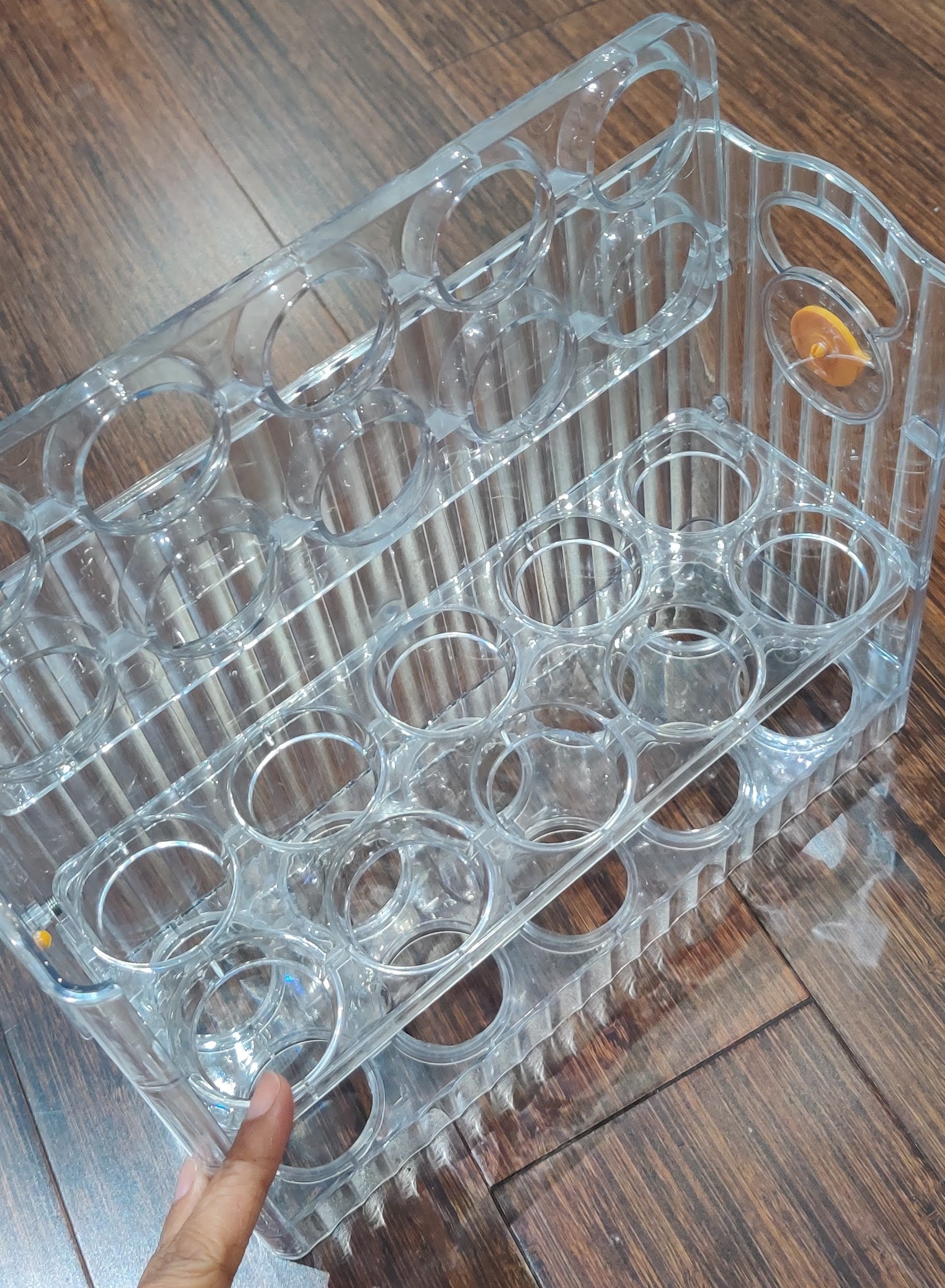 Clear Plastic Egg Holder - 30 eggs