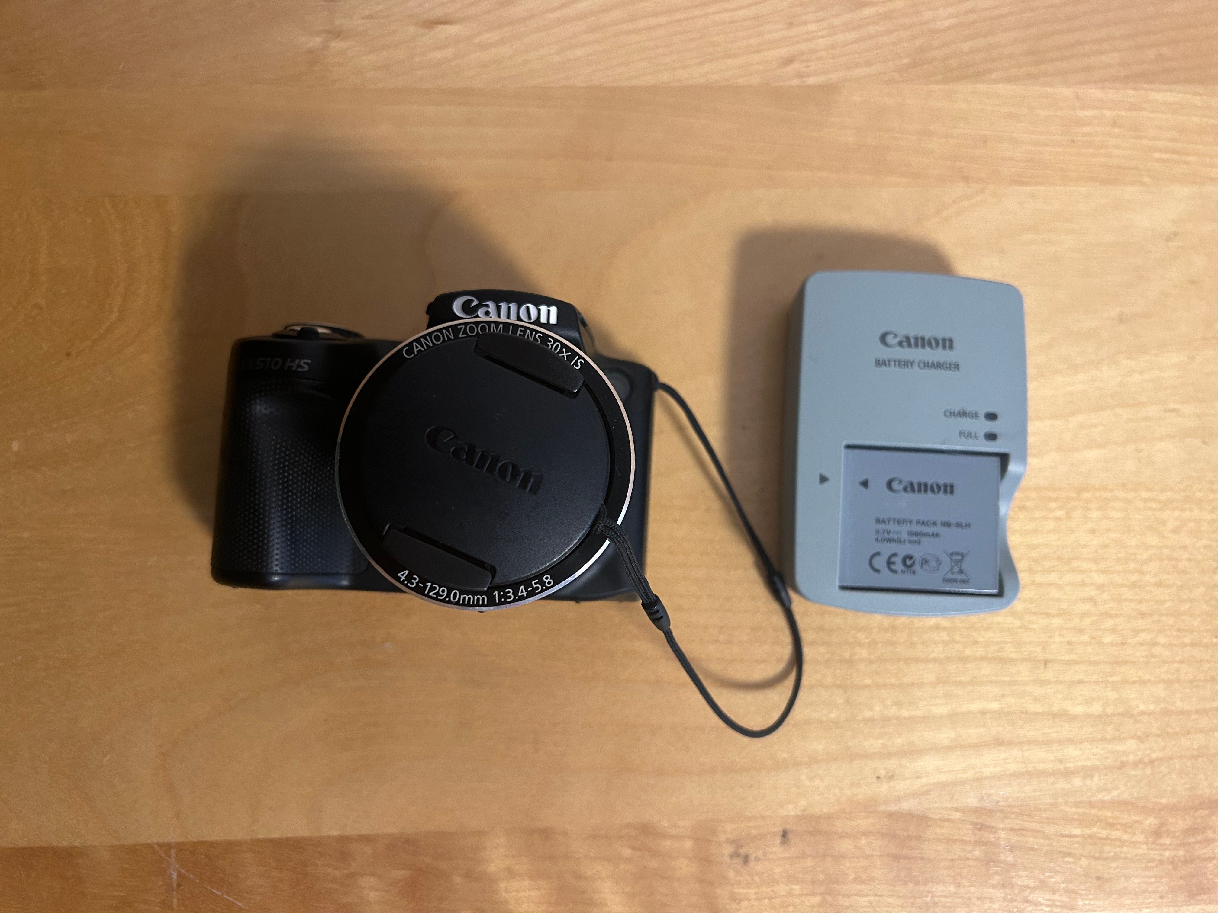 Canon PowerShot SX510 HS Digital Camera with Charger - photo 2