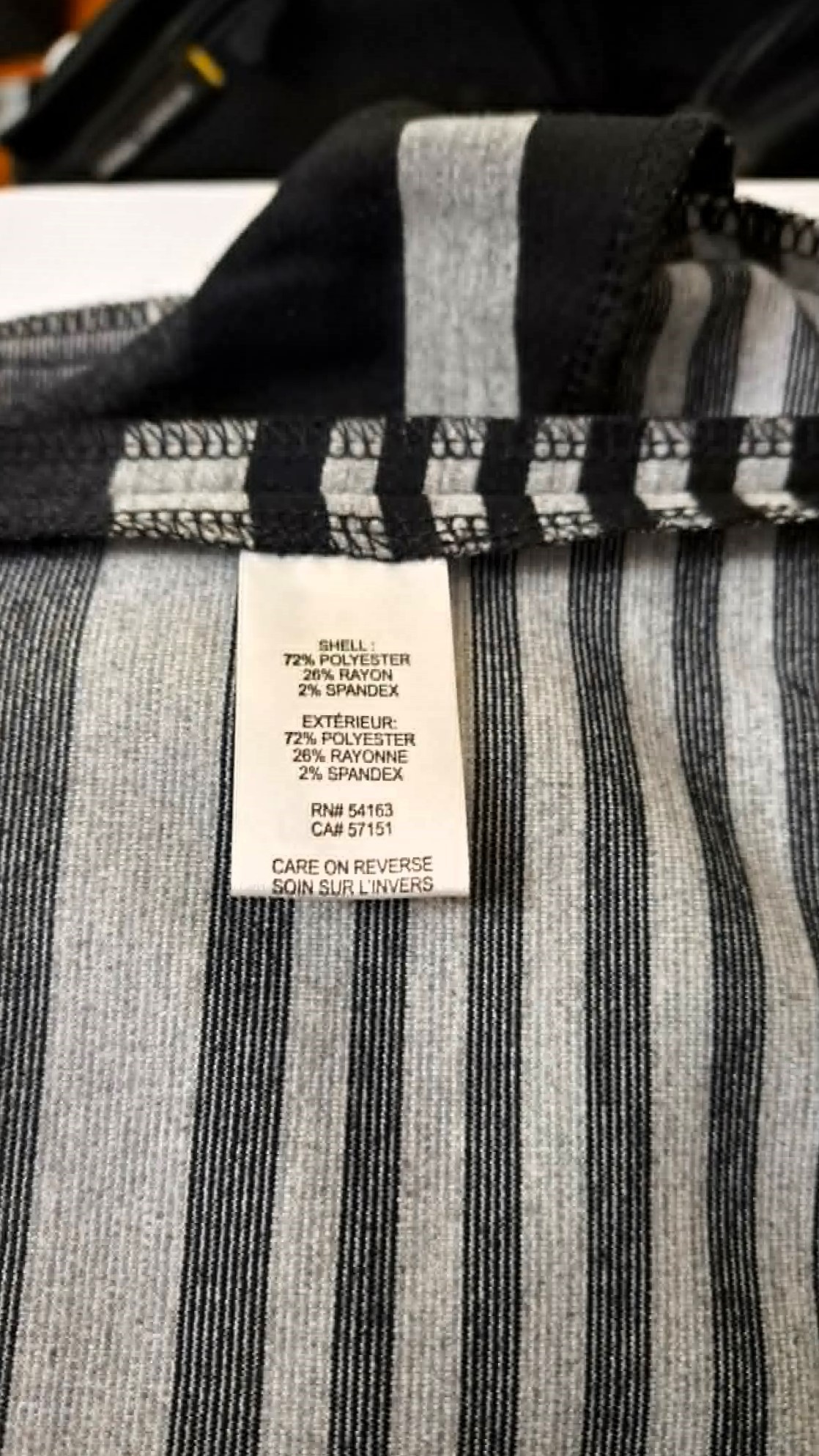 Authentic Calvin Klein Gray & Black Striped Sleeveless Dress - photo 4