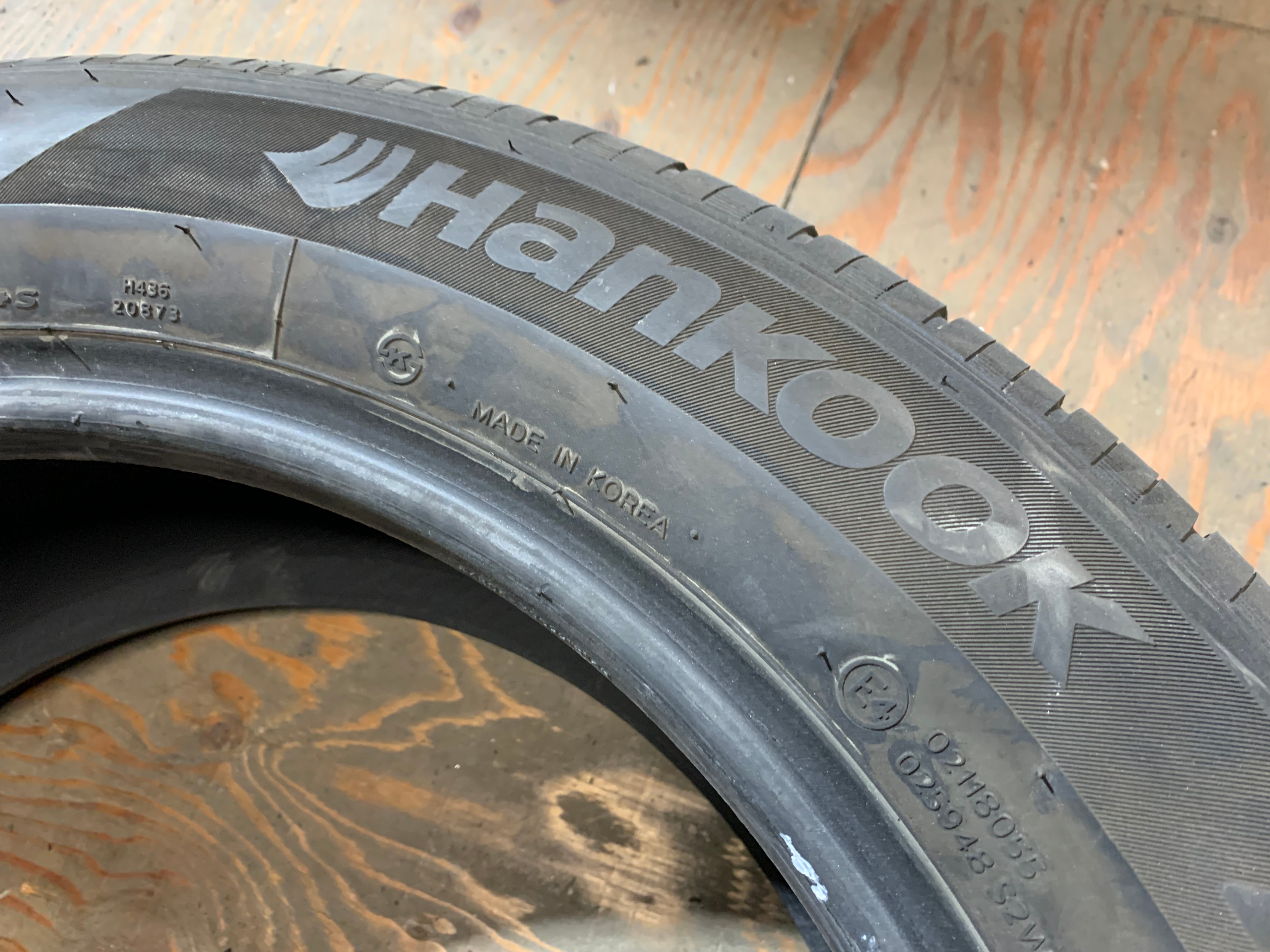 PAIR of 225/55/18 98H M+S Hankook Kinergy GT with 90% tread - photo 5