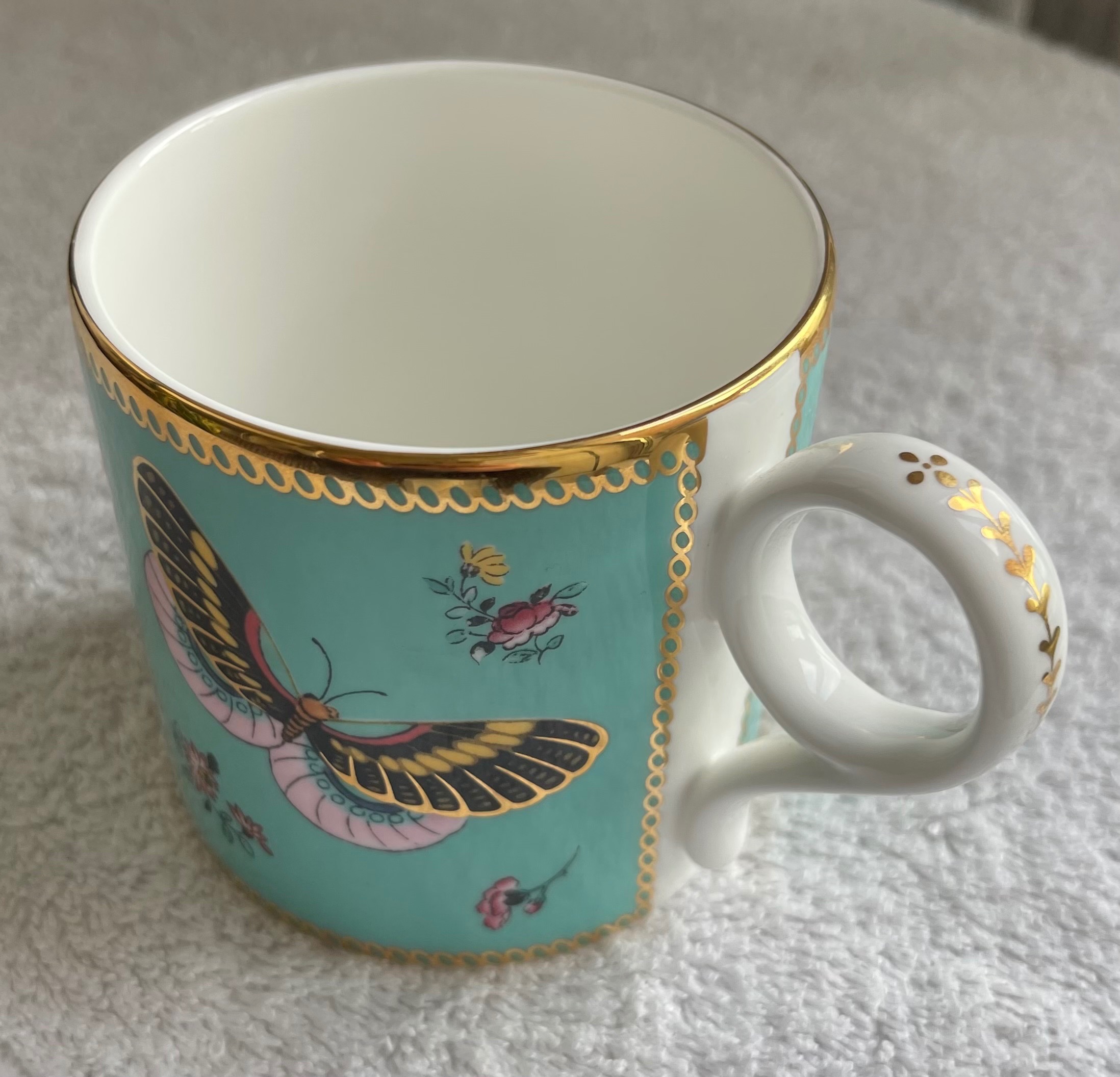 Wedgwood "Butterfly Dance" Bone China Mug - photo 3