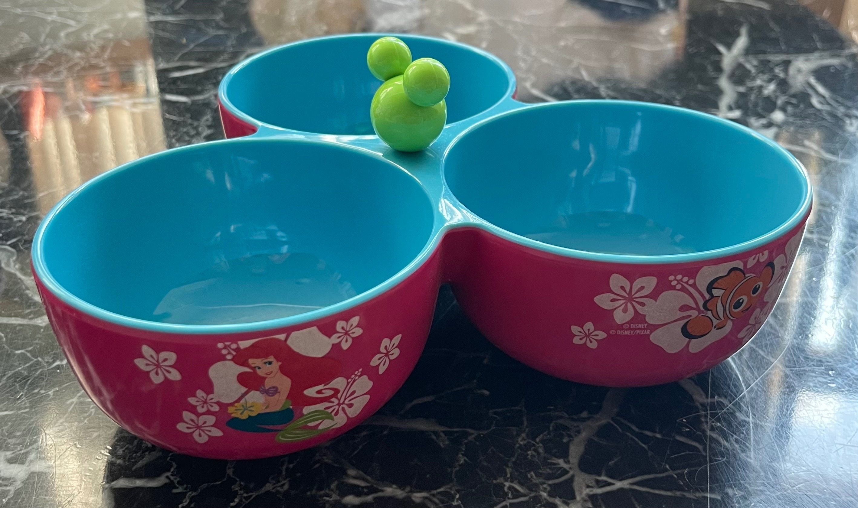 Disney Store “Summer Luau” Triple Connected Bowls - photo 2