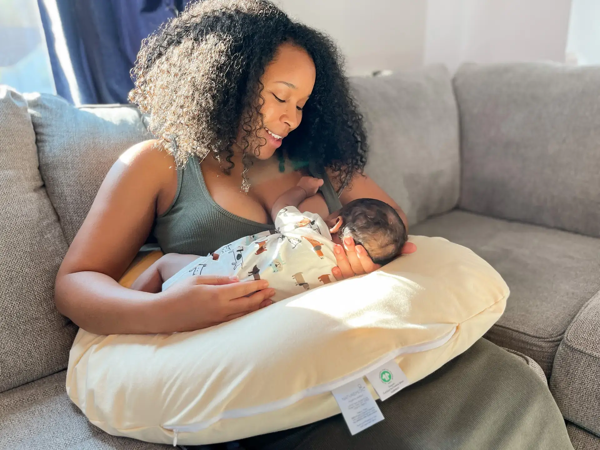 Naturepedic Organic Cotton Waterproof Nursing Pillow - photo 3
