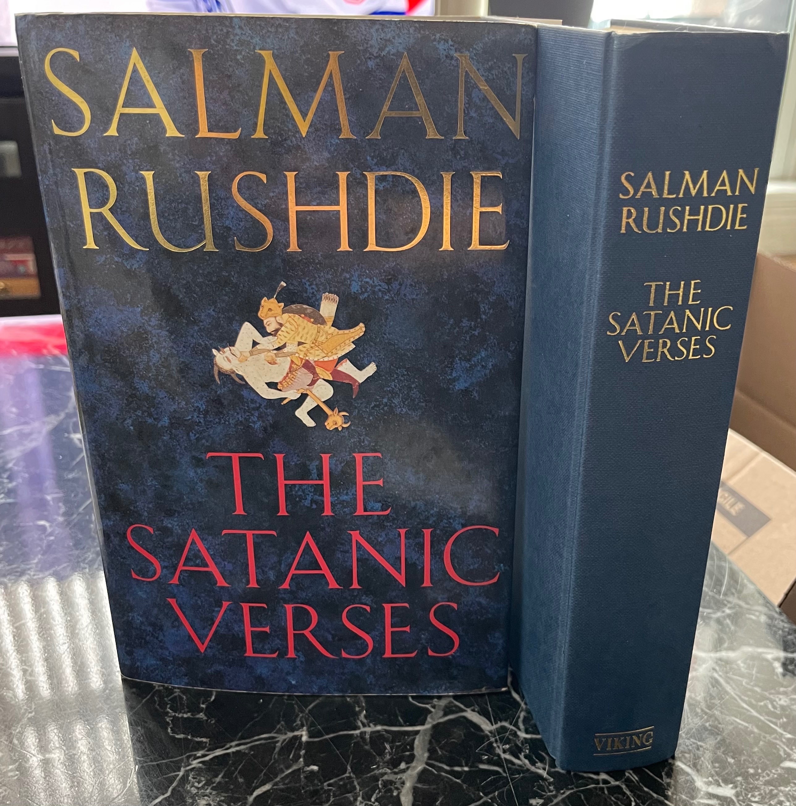 The Satanic Verses by Salman Rushdie–1st Edition, Viking UK 1988