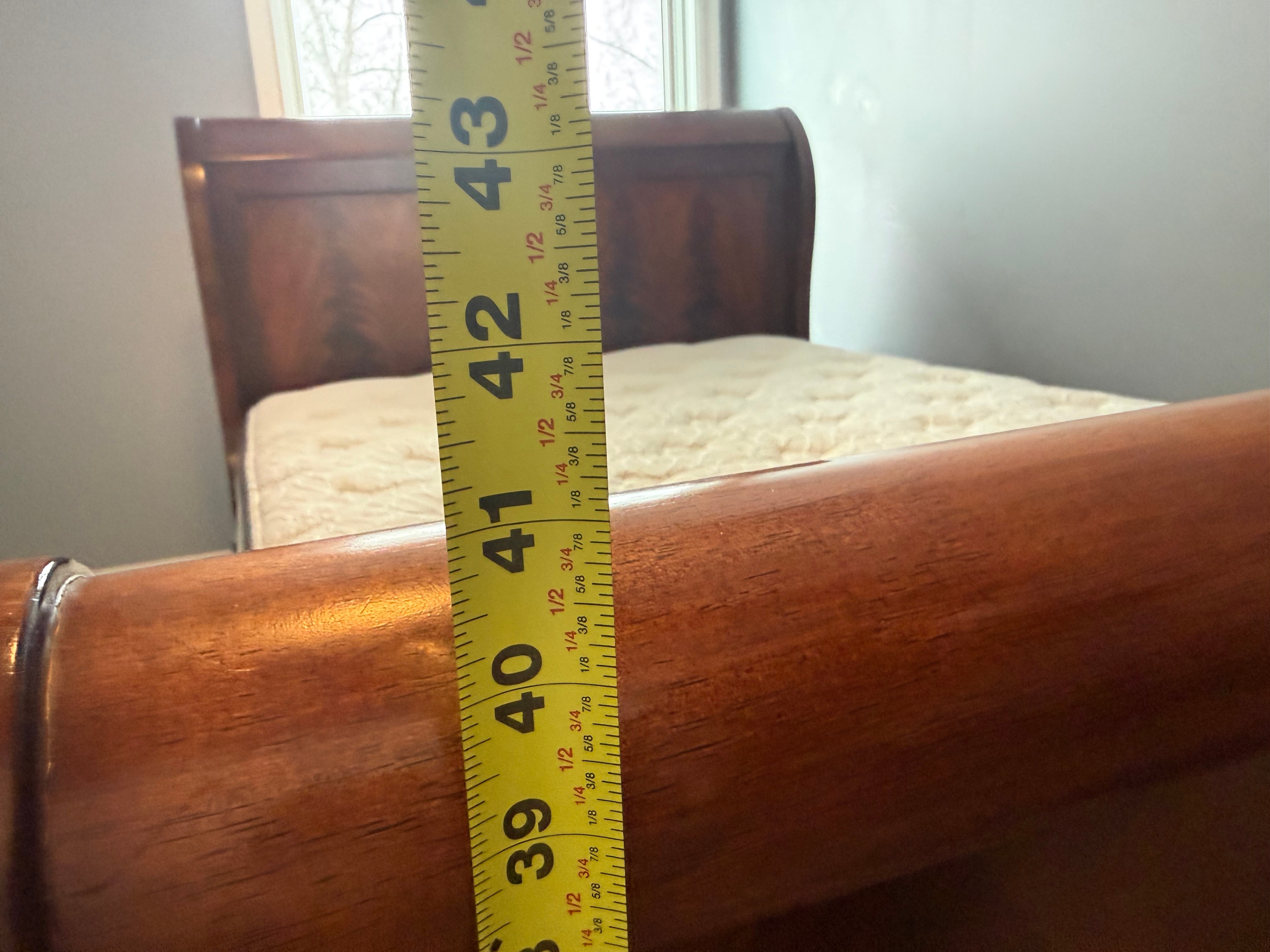 Solid Wood Queen Sleigh Bed - photo 3