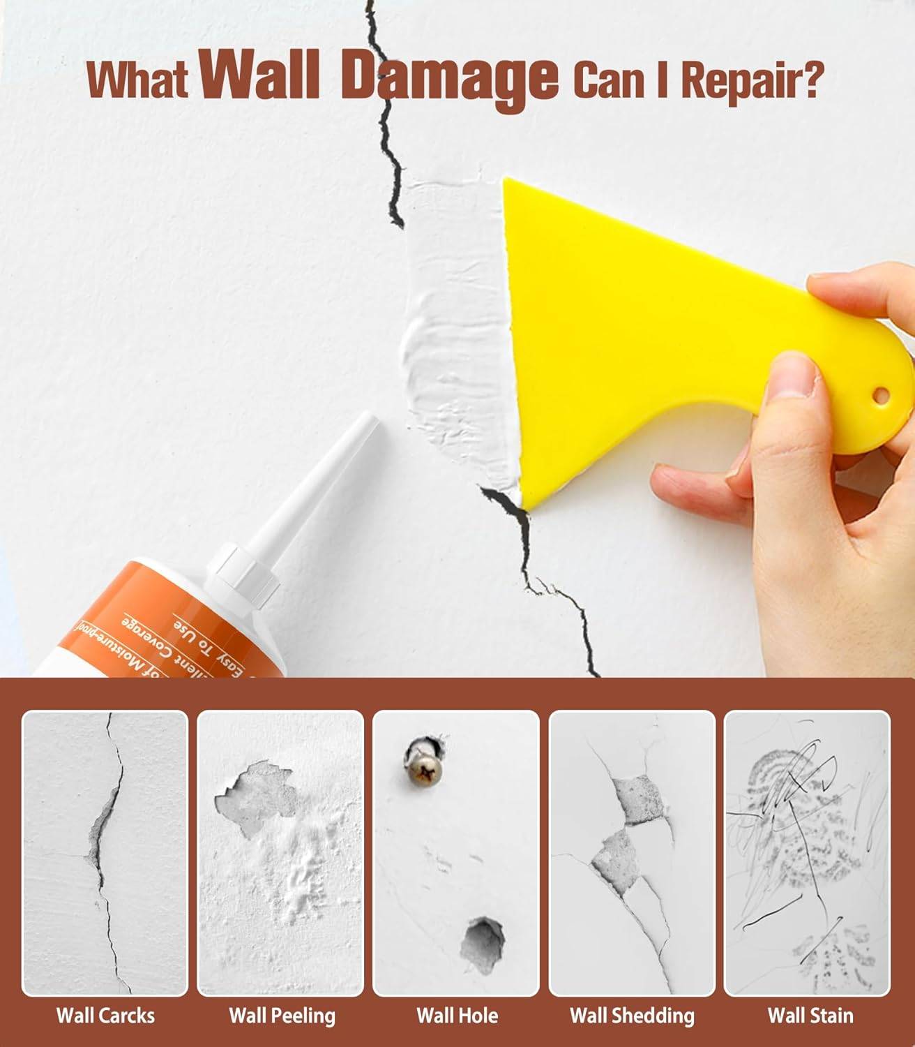 Drywall Repair Kit – Easy Wall Hole Fix (All-in-One Set) - photo 4