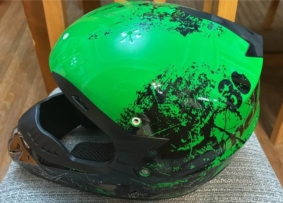 New Full Face MotorCross Motorcycle Helmet size Large - photo 4