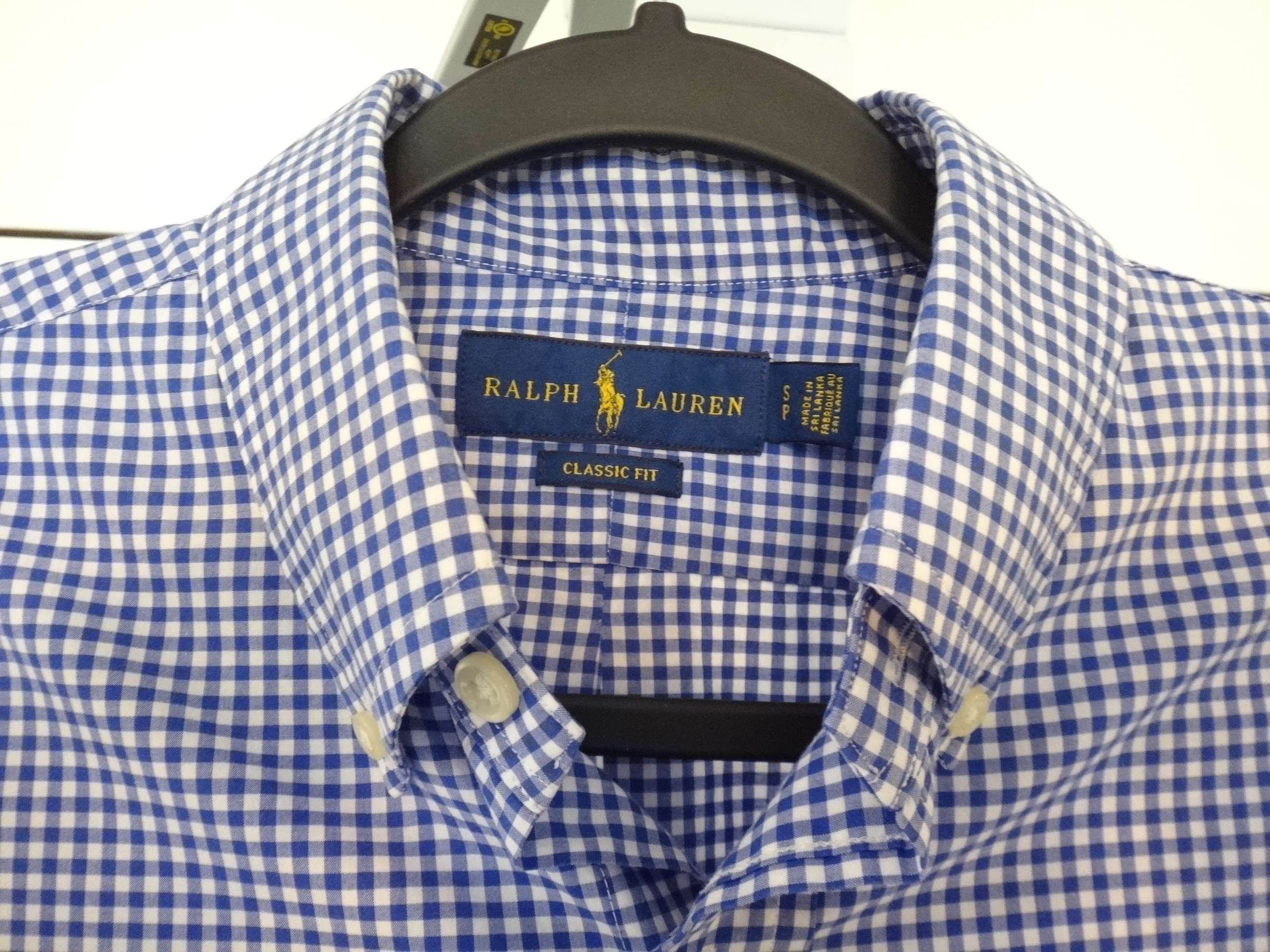 ✅👍🆕POLO 🏇 RALPH LAUREN Men's Small Classic Gingham Oxford Shirt - photo 3