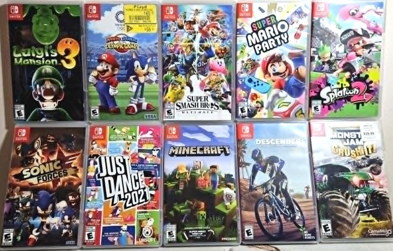 📍Nintendo Switch Games Lot (Mario, Luigi, Splatoon!)
