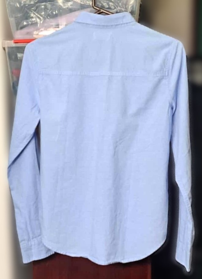 Hollister Button Up Cotton Shirt Floral Collar & Cuff Detail - photo 2
