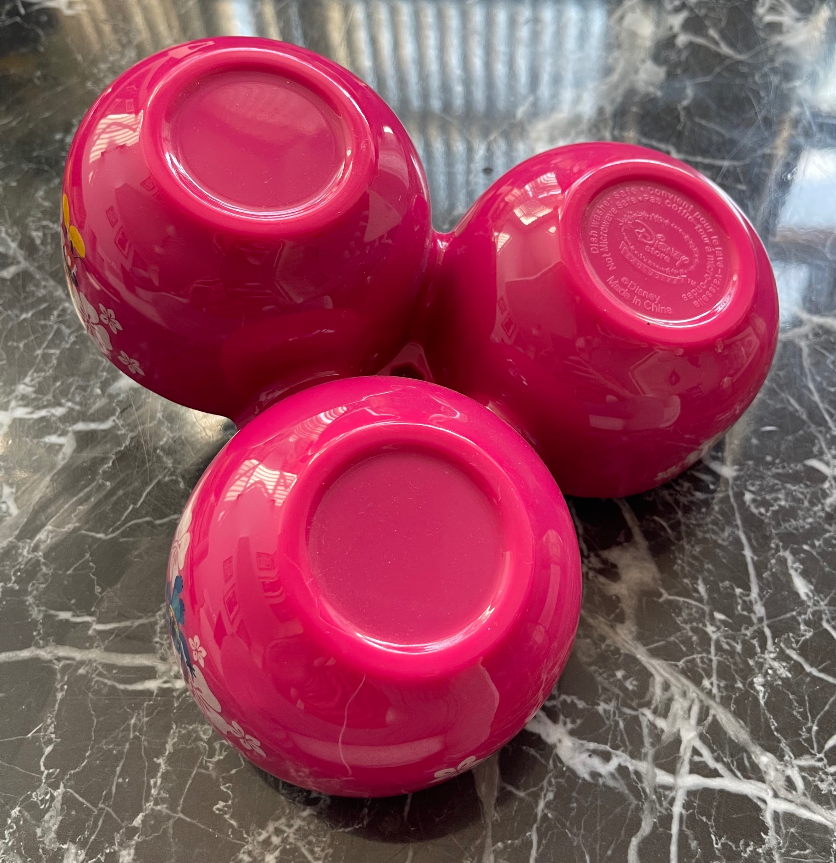 Disney Store “Summer Luau” Triple Connected Bowls - photo 4