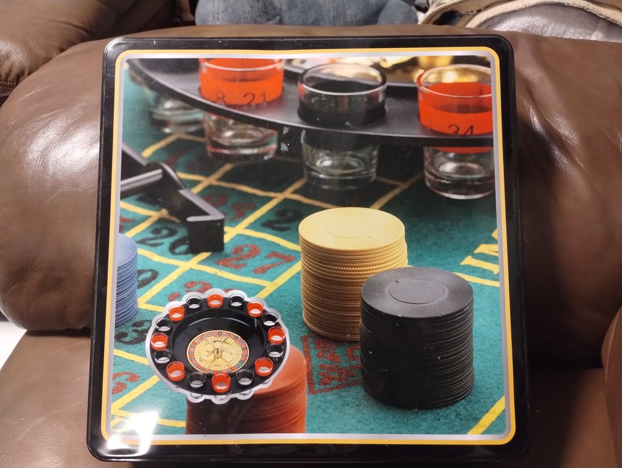 Shot Glass Roulette Complete Drinking Game Set - photo 4