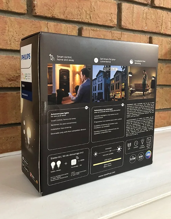 Philips Hue White 2-Pack Starter Kit with Smart Bridge - photo 2