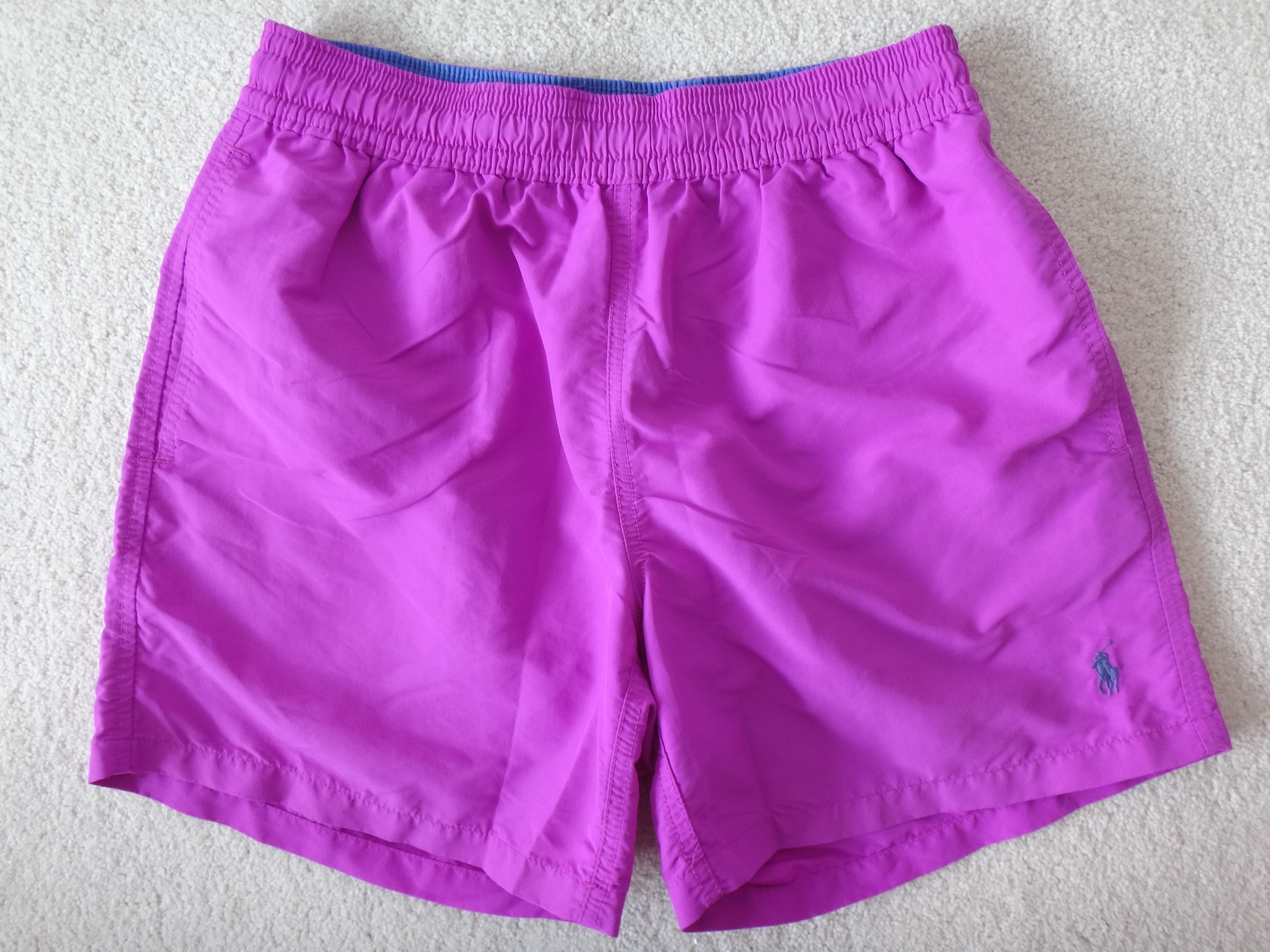 ✅👍🆕POLO🏇RALPH LAUREN Mens Small 28-31 Purple Swim Trunks Shorts