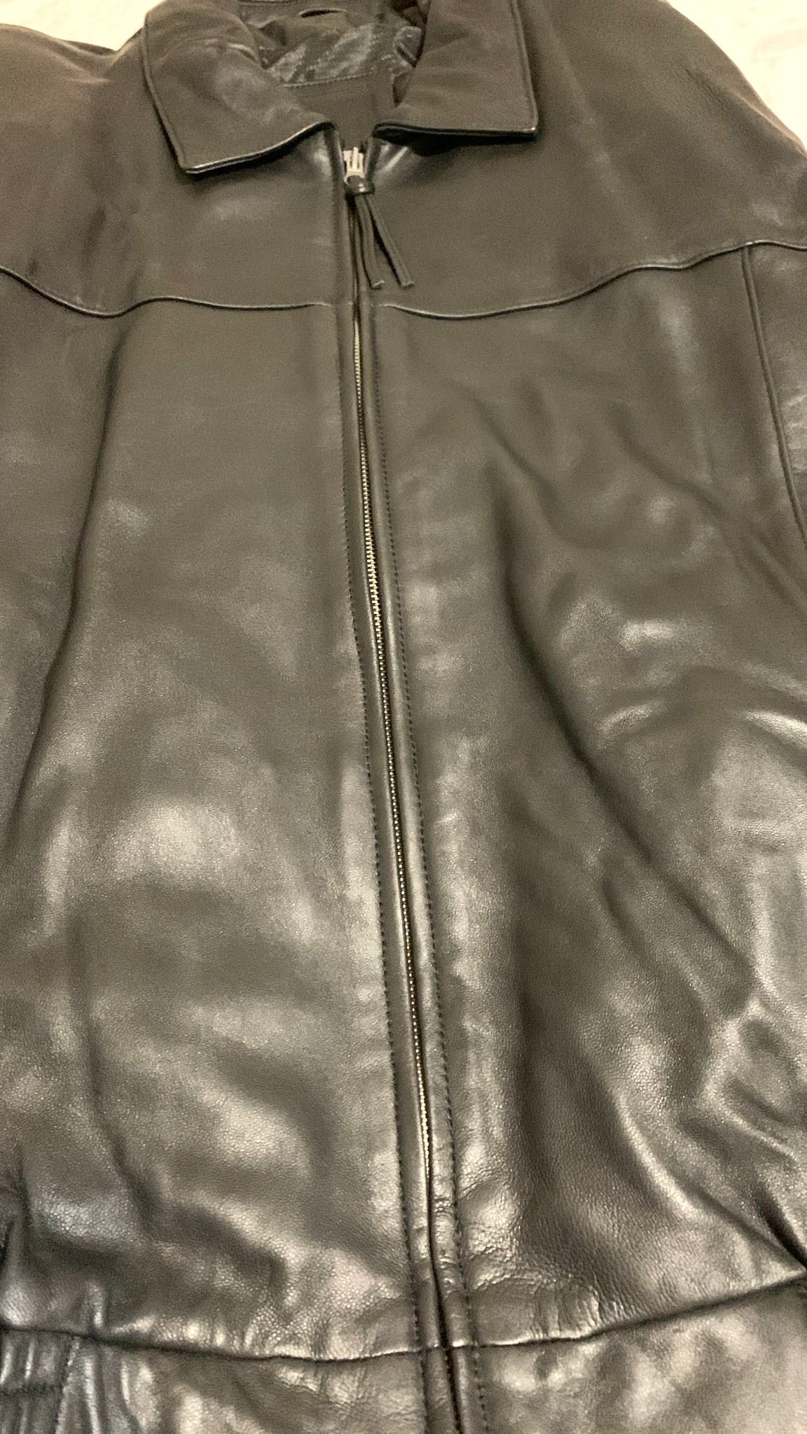 Men’s Genuine Leather Jacket – Size L - photo 4