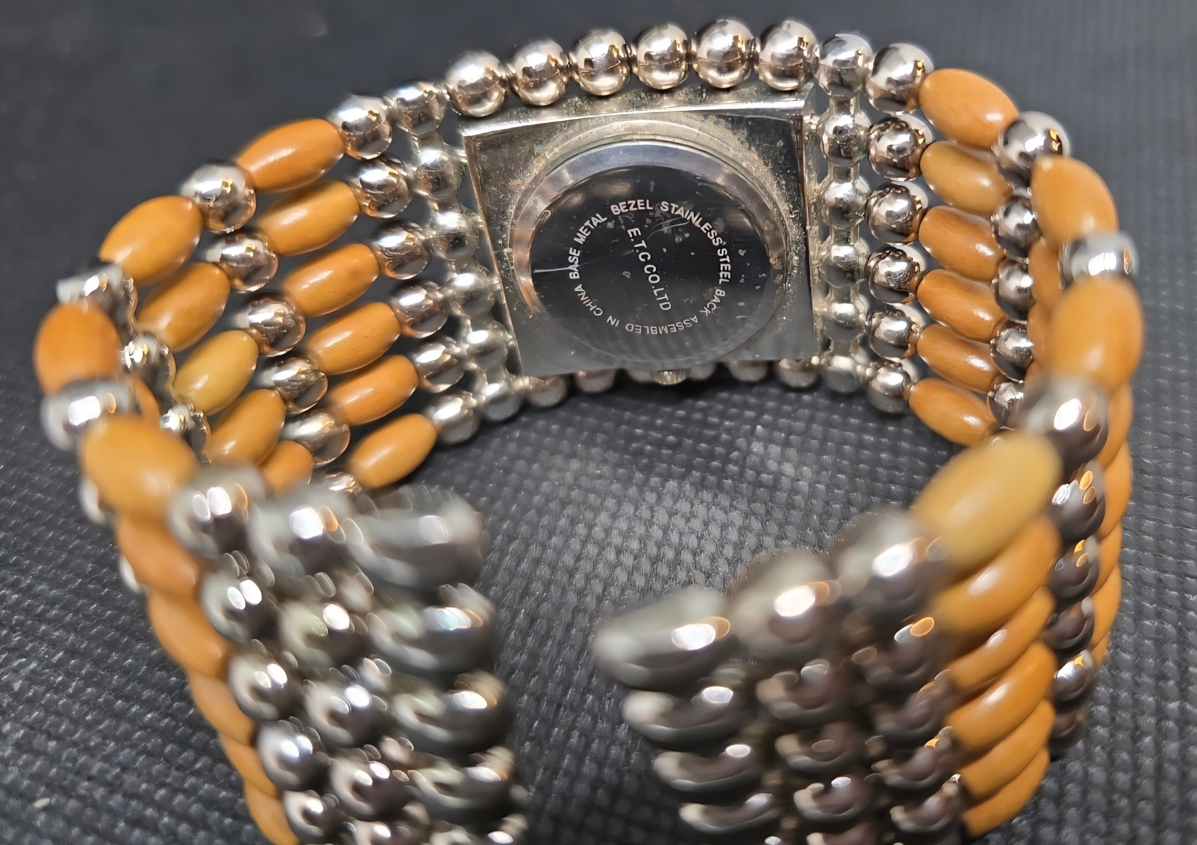 JAS Quartz Beaded Bracelet Watch - photo 3
