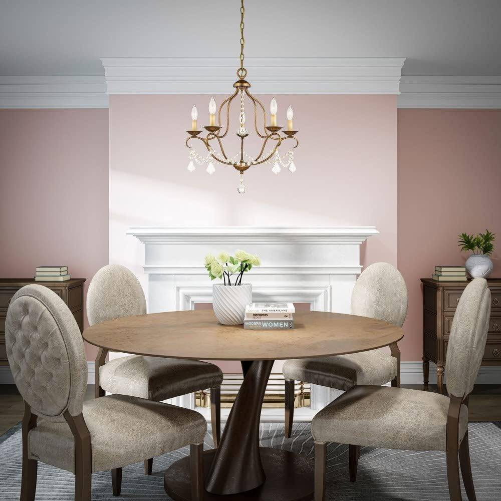 5-Light Chandelier with Crystal Accents - photo 4