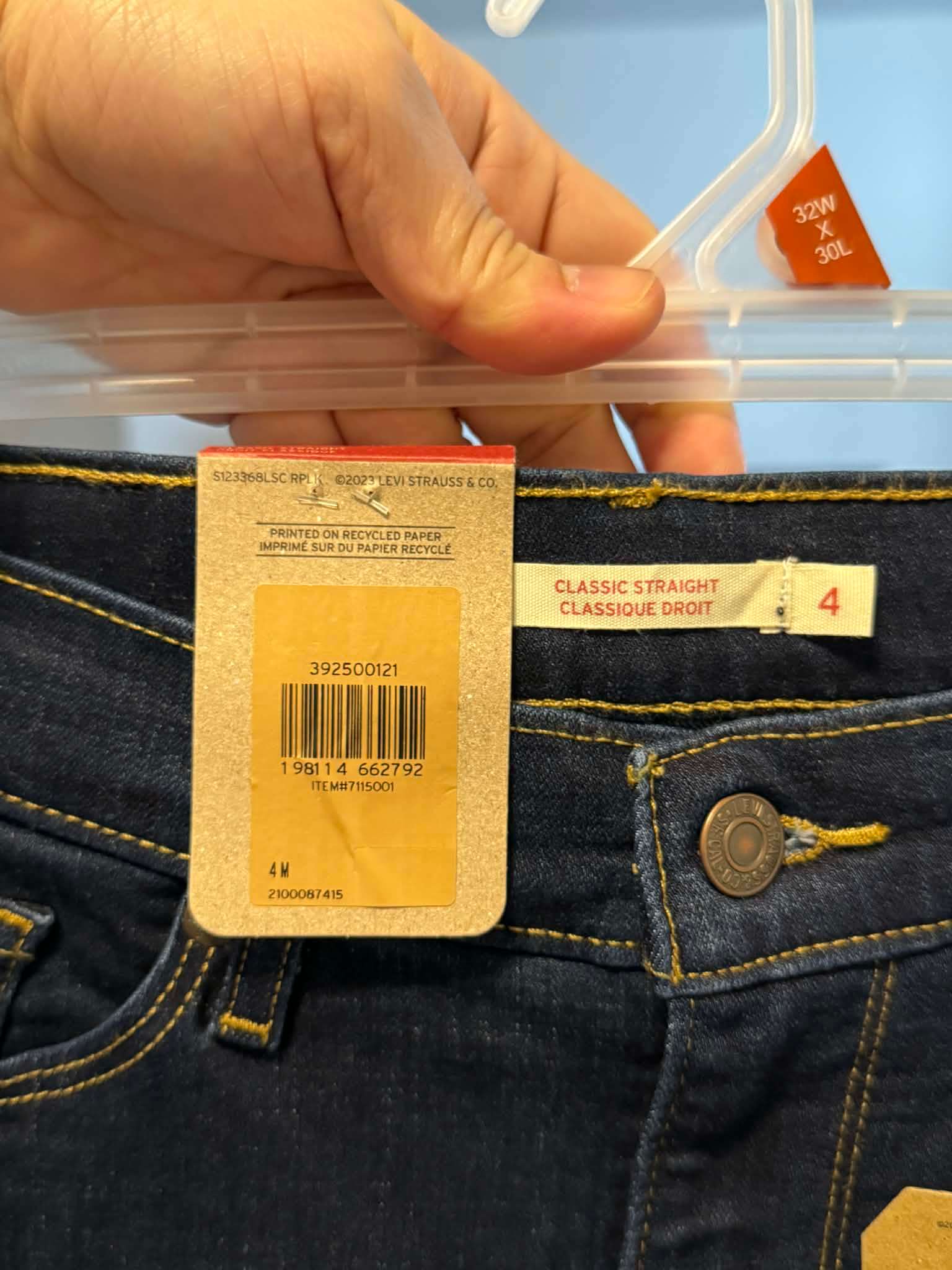 Brand-new LEVI's Classic Straight Women -DB - photo 4