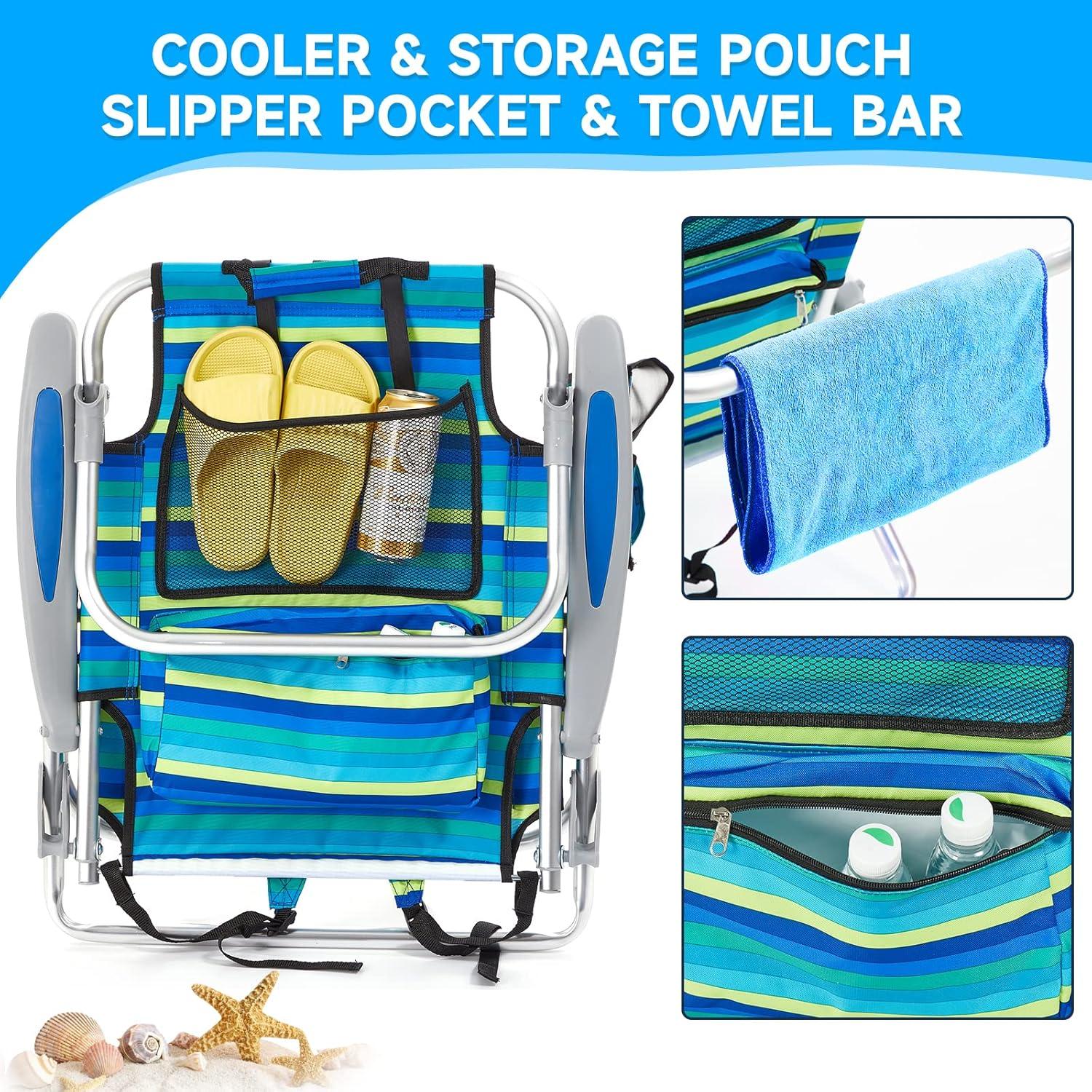 Backpack Beach Chair - Foldable & Lay-Flat - photo 2