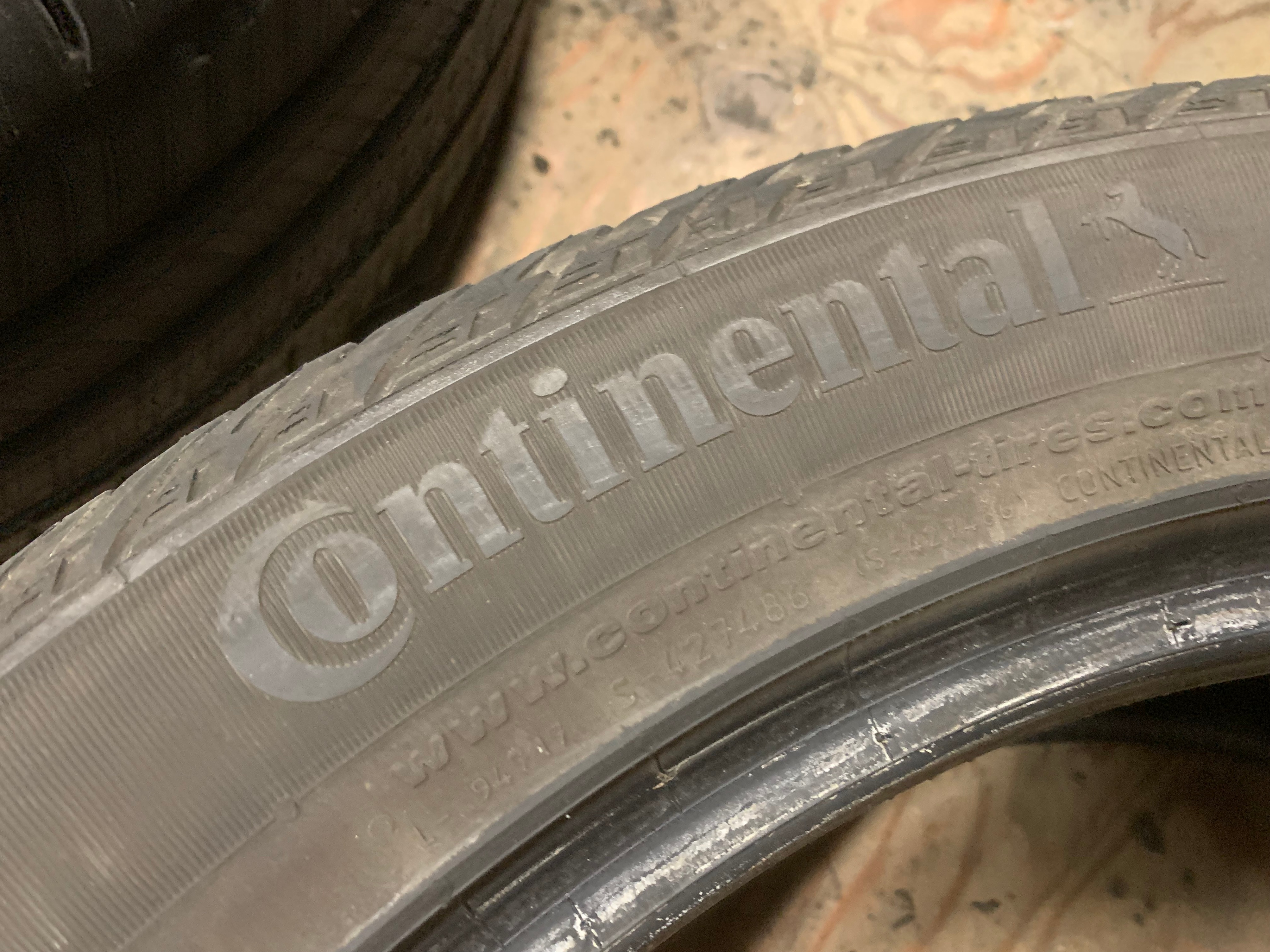1 X single 255/45/20 Continental cross contact LX Sport AO L new - photo 5