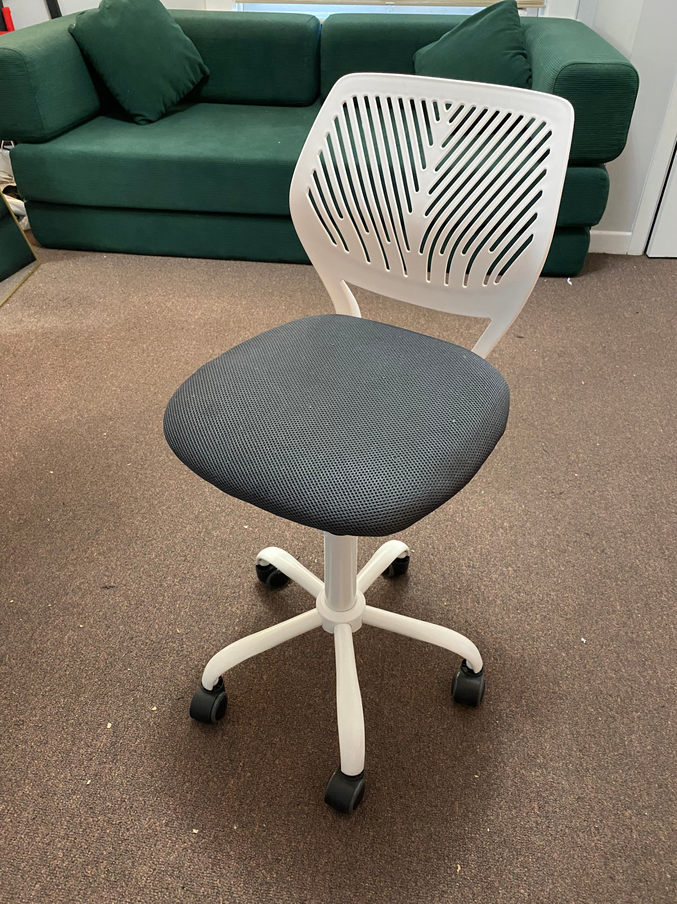 White & Grey Office Chair
