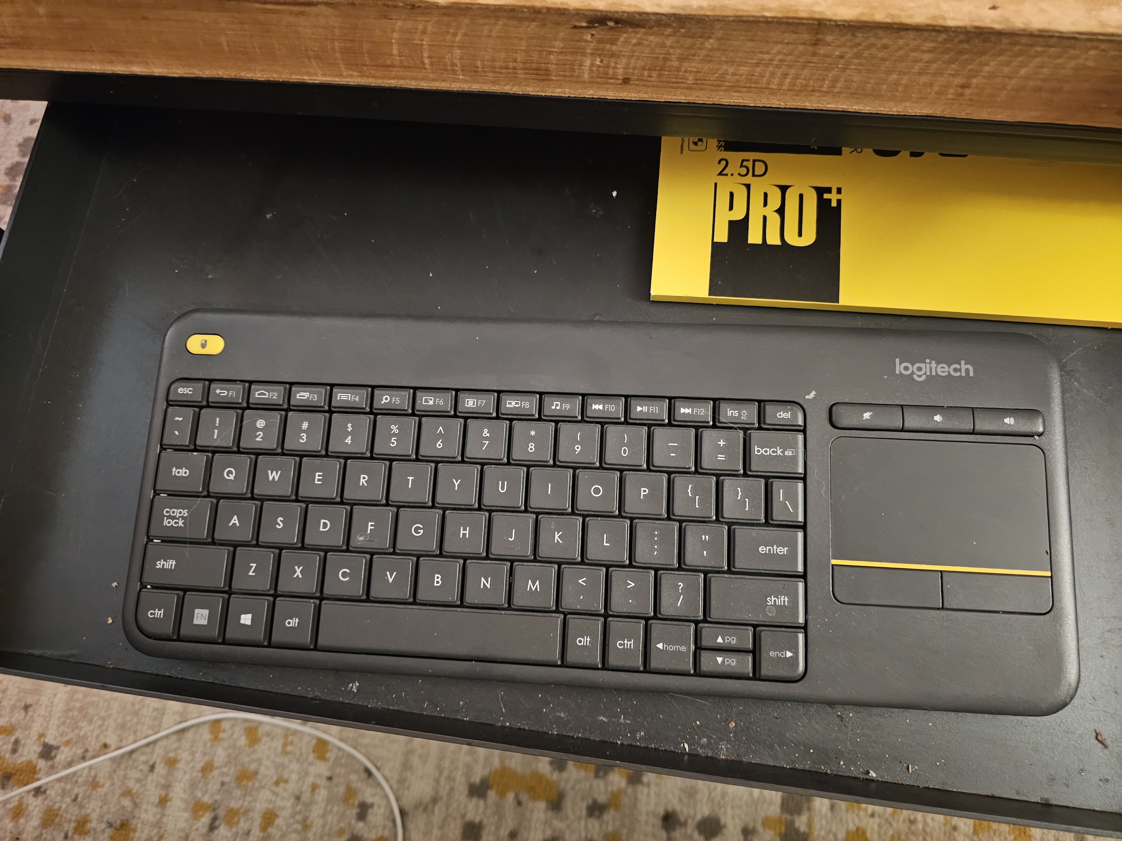 Logitech K400+ Wireless Keyboard with Trackpad