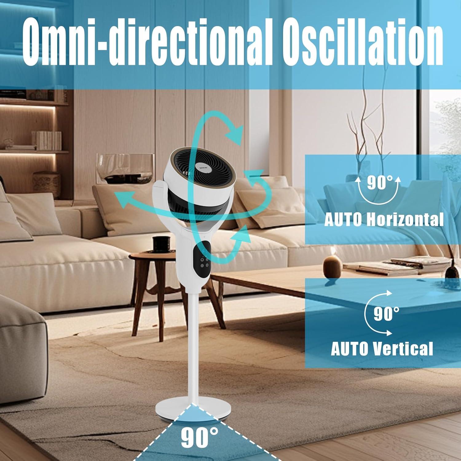 SAYDSI Oscillating Standing Tower Fan - Brand New - photo 3