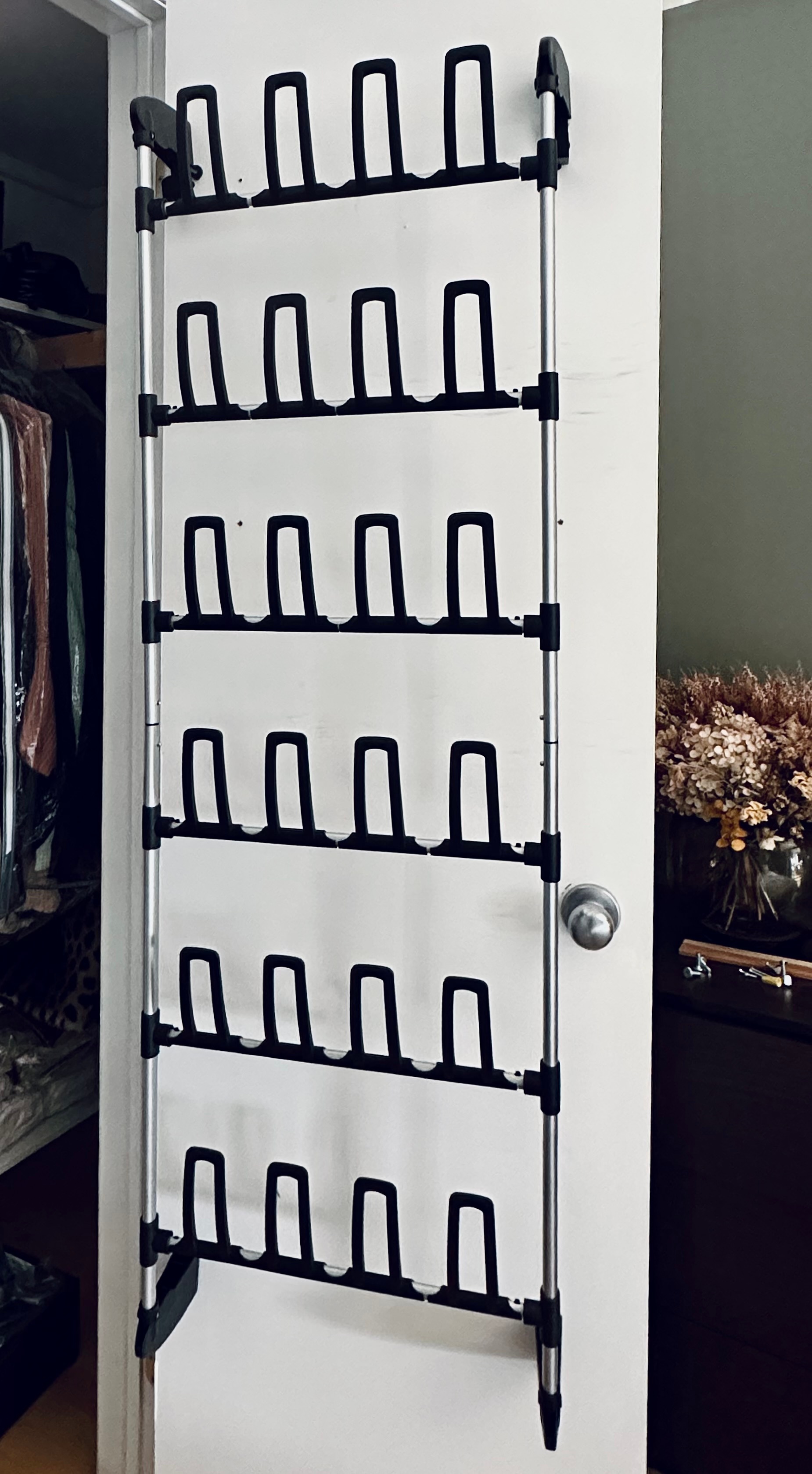 Organize It All 12 Pair Overdoor Shoe Organizer - photo 2