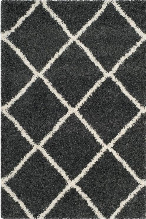 Safavieh Grey Shag Rug 4ft x 6ft (122cm x 183cm)