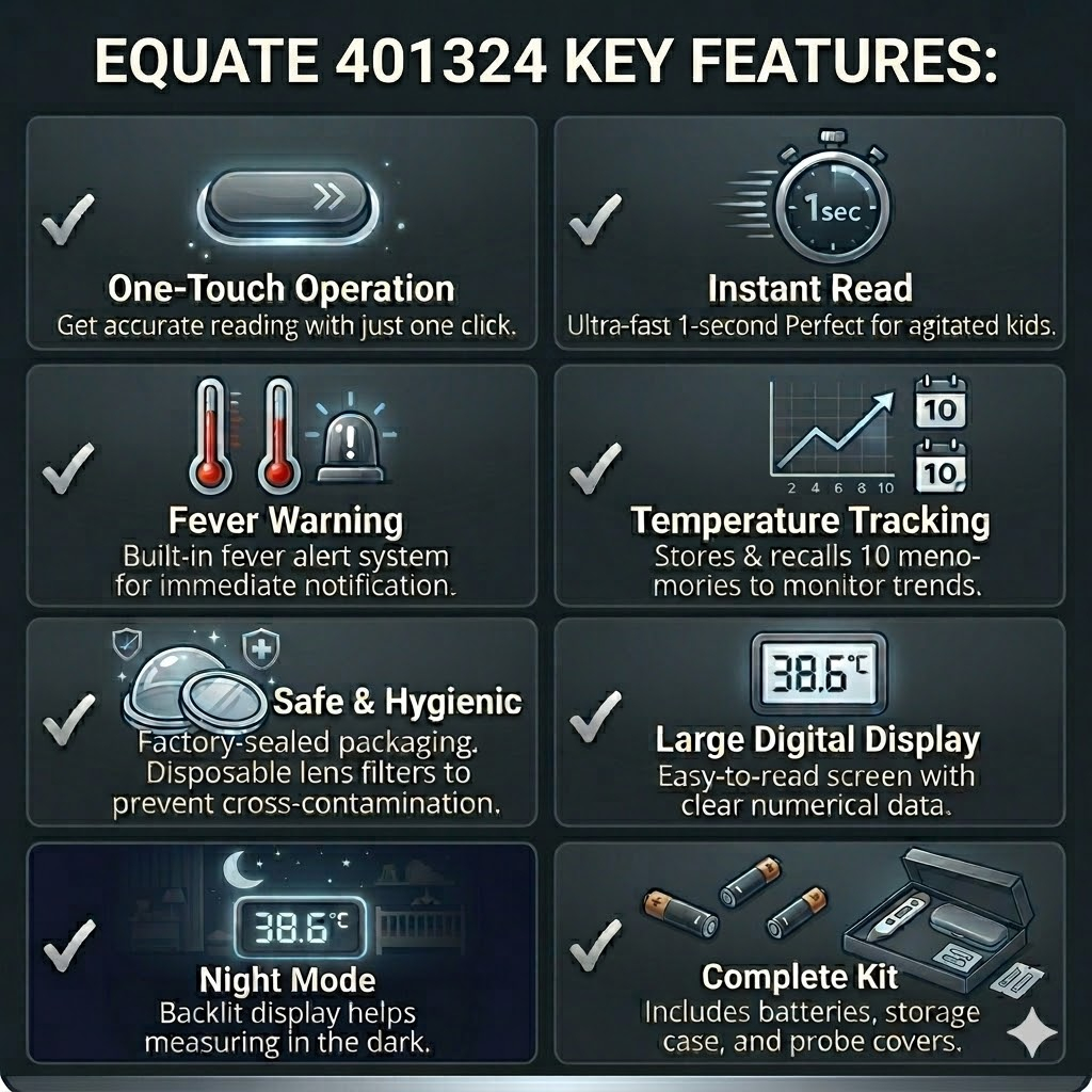 NEW Equate Infrared Ear Thermometer - CR Top Rating - photo 2