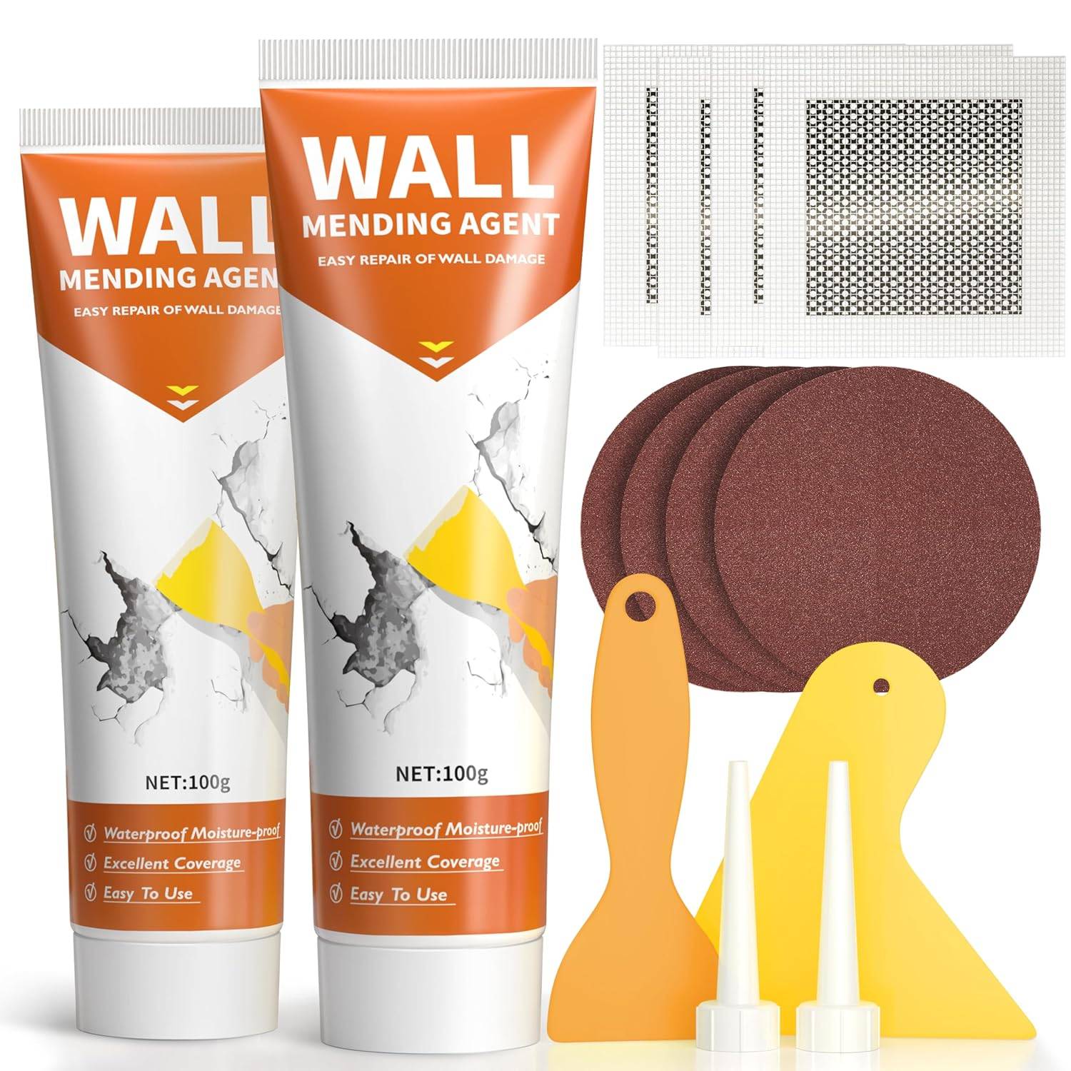 Drywall Repair Kit – Easy Wall Hole Fix (All-in-One Set) - photo 2