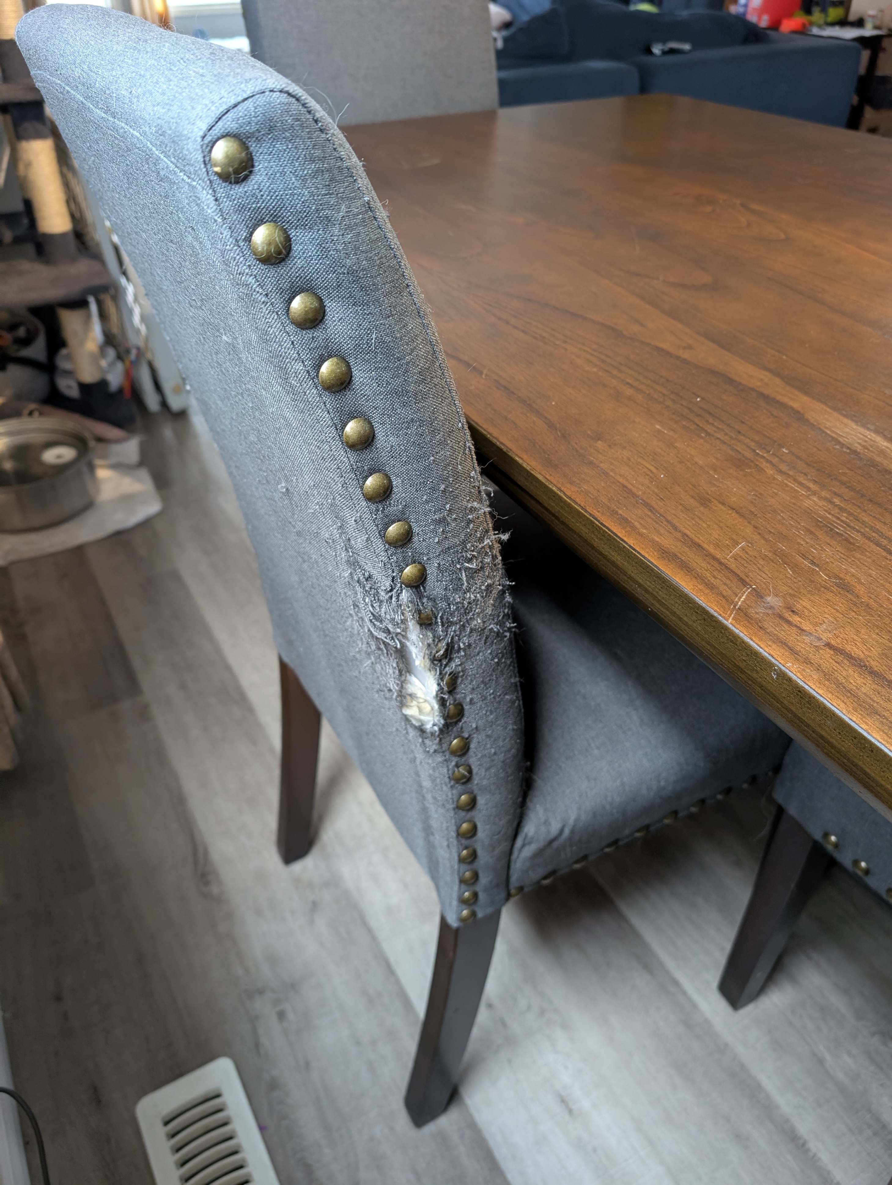 Moving, must go by April 16th. Brick Dining Table & FREE Chairs - photo 3