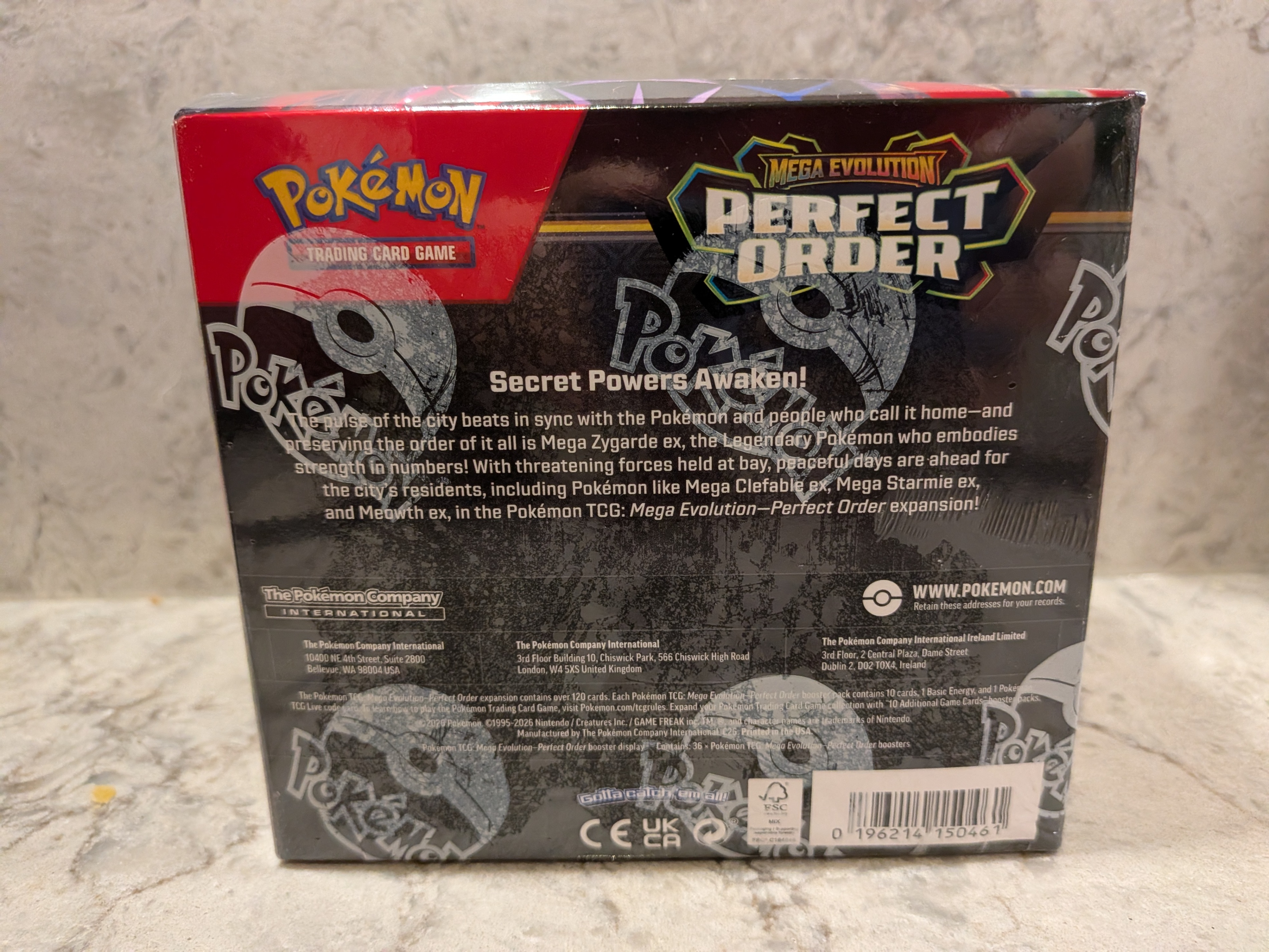 Pokémon Mega Evolution Perfect Order Booster Box - photo 2