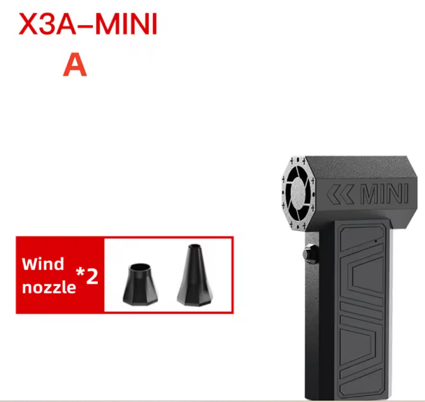 X3 Mini Turbo Fan – 130,000RPM Powerful Air Blower