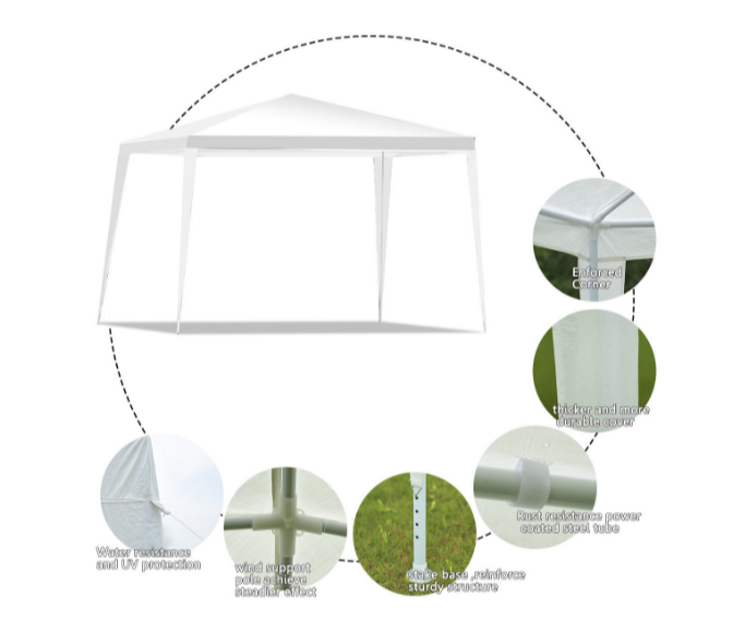 10'x10' Canopy Tent - UV Resistant & Waterproof (New in box) - photo 4