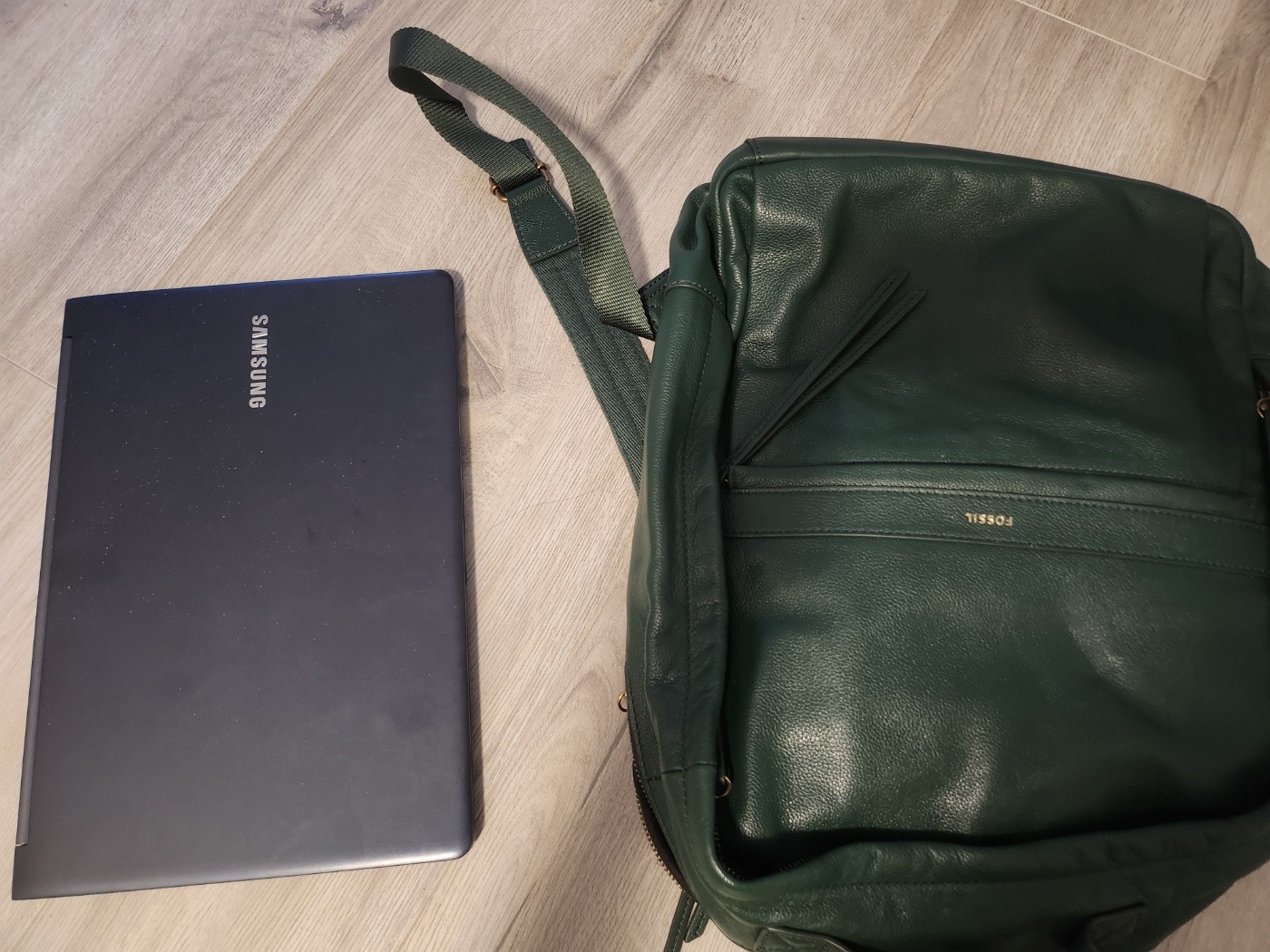High‑quality leather backpack - photo 4