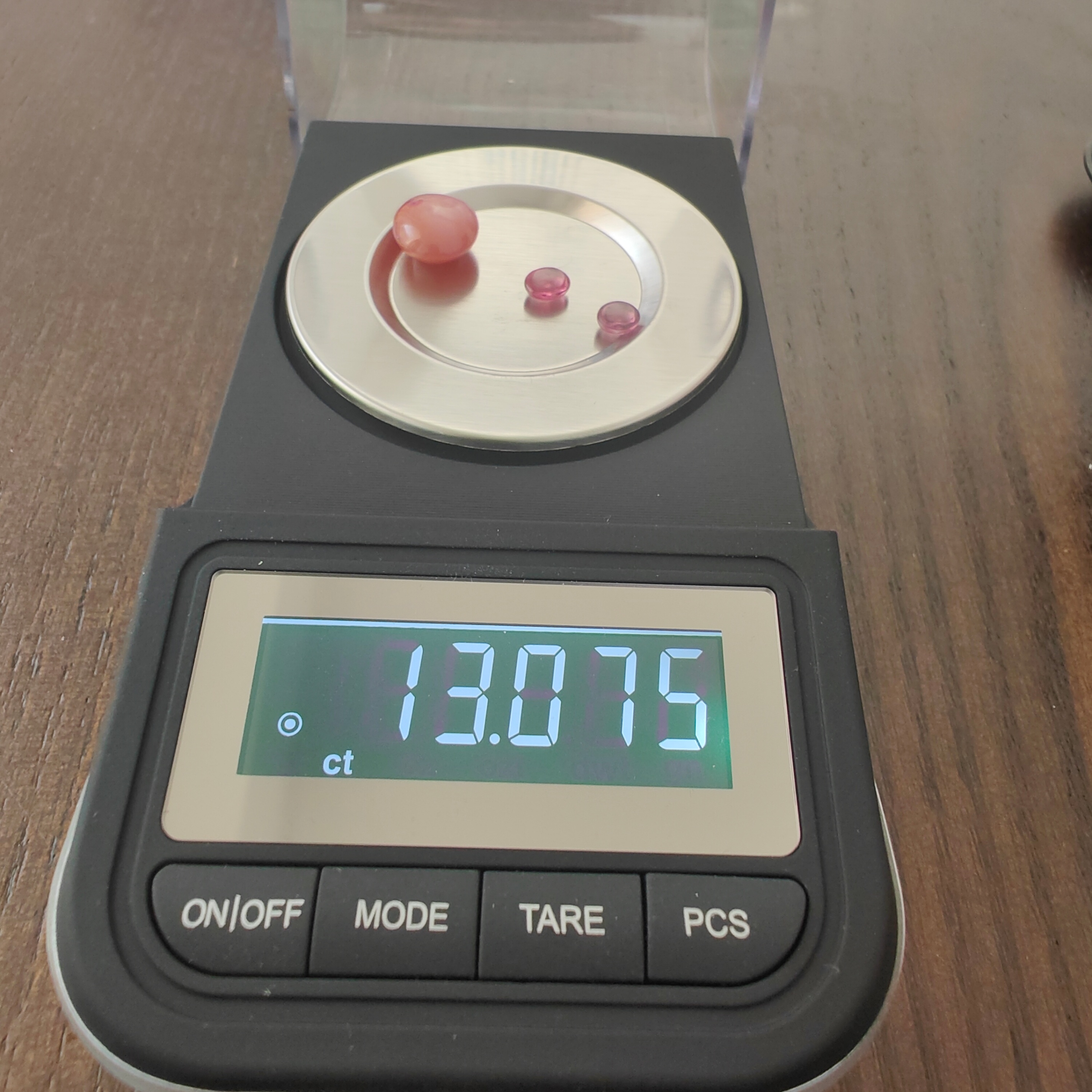 3 RARE Padparadscha Sapphire Stars - 13.075 carats - photo 2