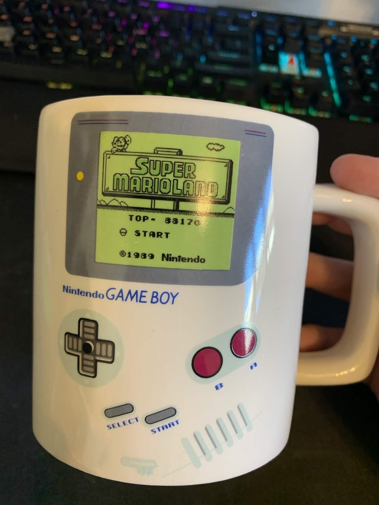 Nintendo Game Boy Super Mario Land Cookie Mug - photo 2
