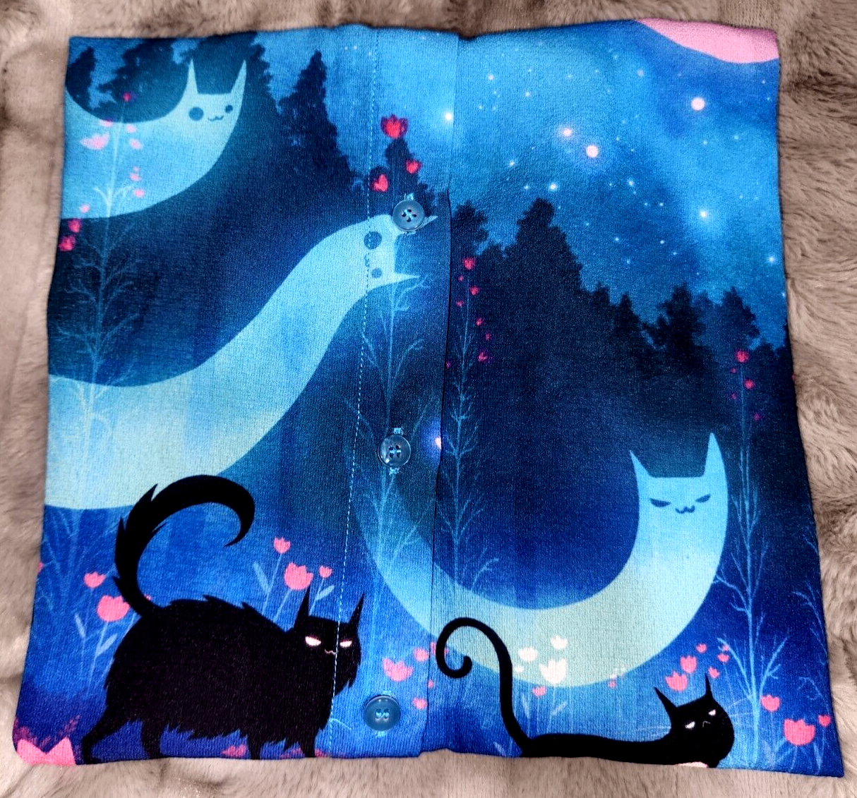 Blackmilk Kitty Parade Button Up Shirt - photo 5