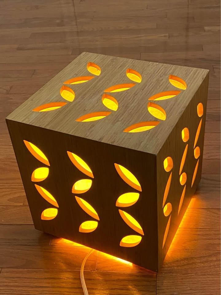 Decorative cube lamp - photo 3