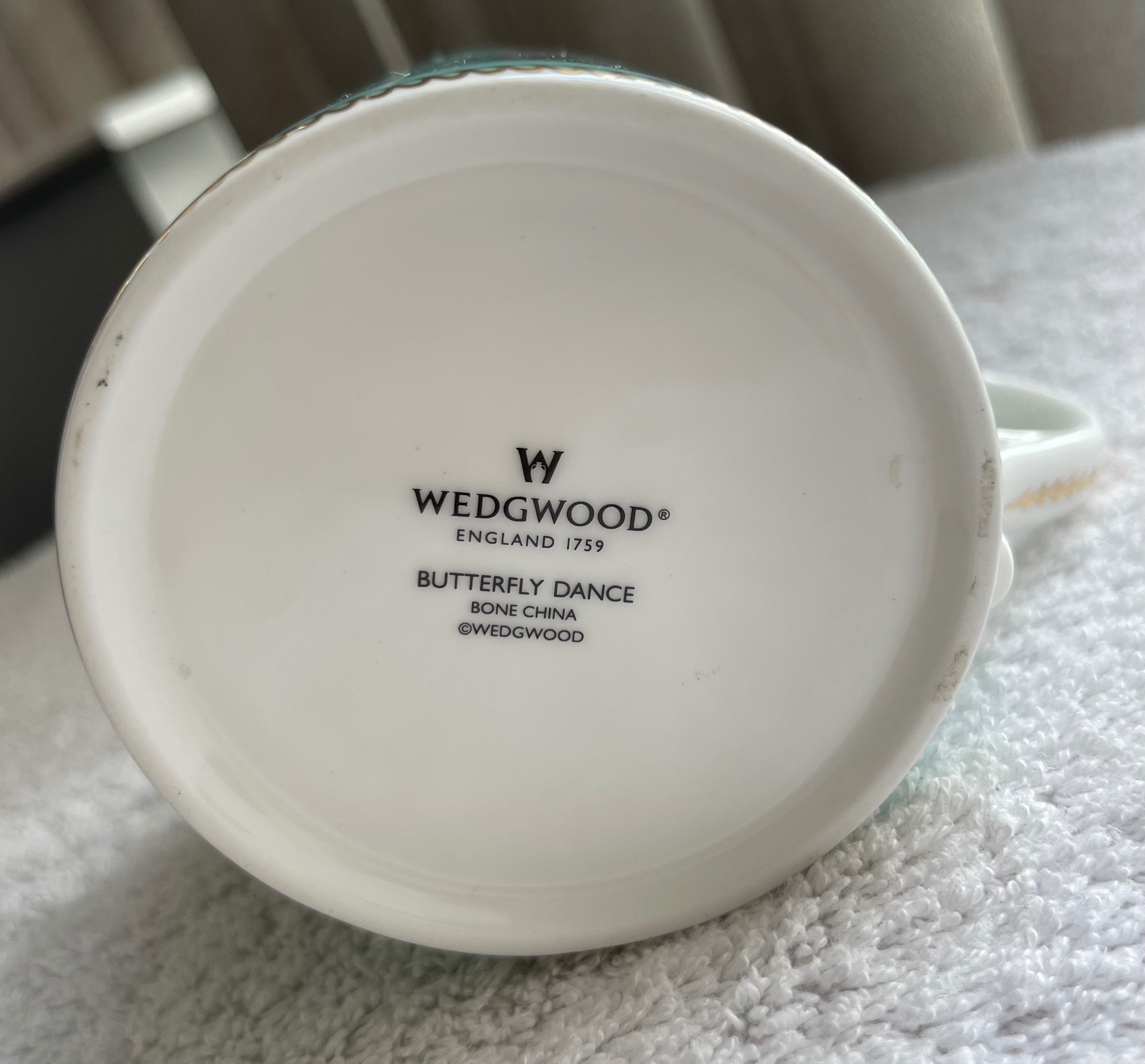 Wedgwood "Butterfly Dance" Bone China Mug - photo 4