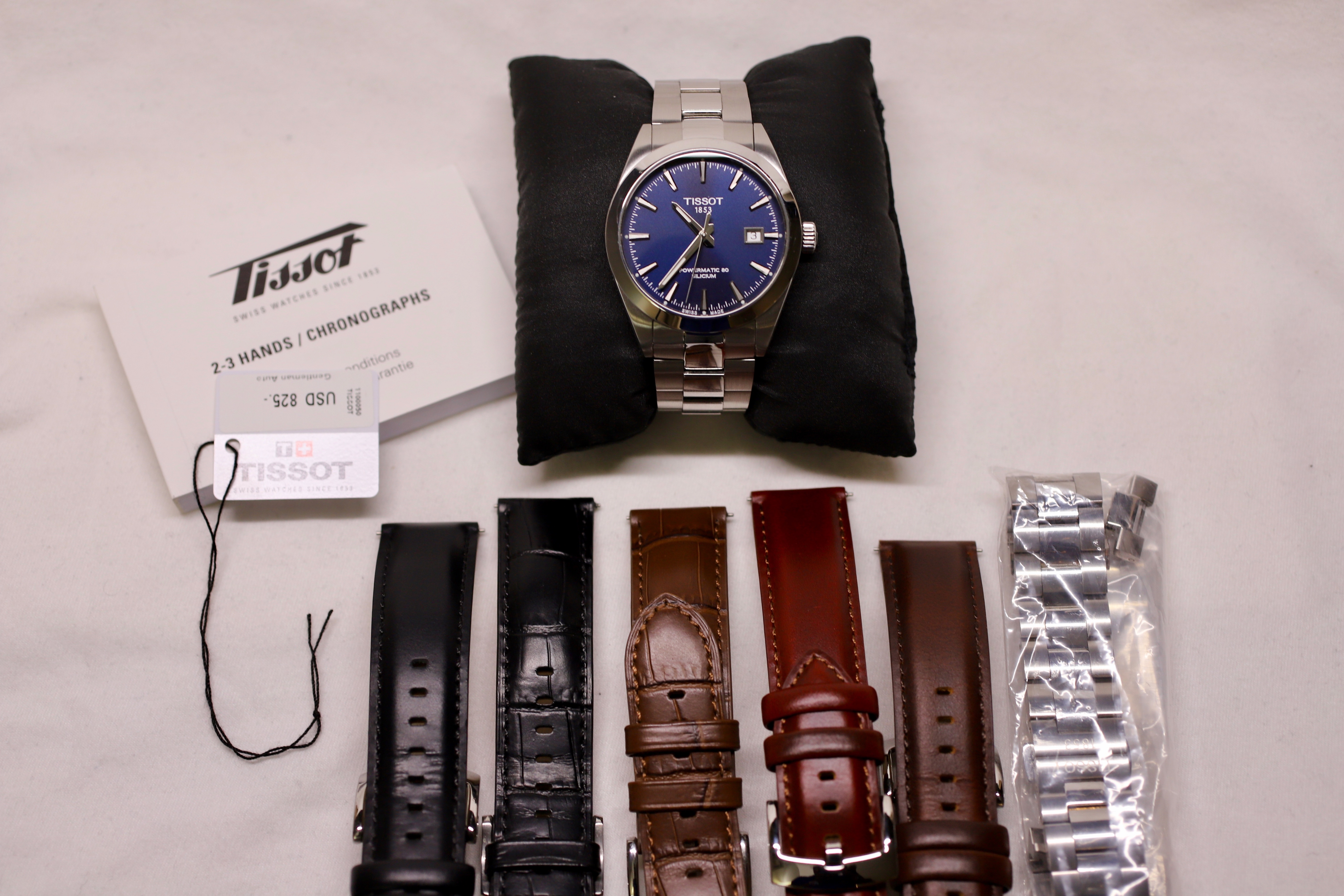 Tissot Gentleman Powermatic 80 Blue – Full Kit – Excellent - photo 3