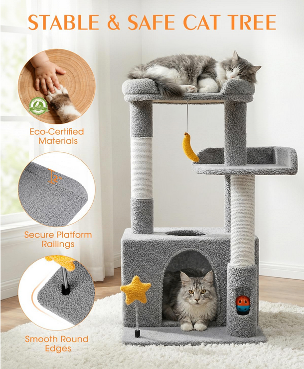 Cat Tree Tower - 32", New in Box - photo 3