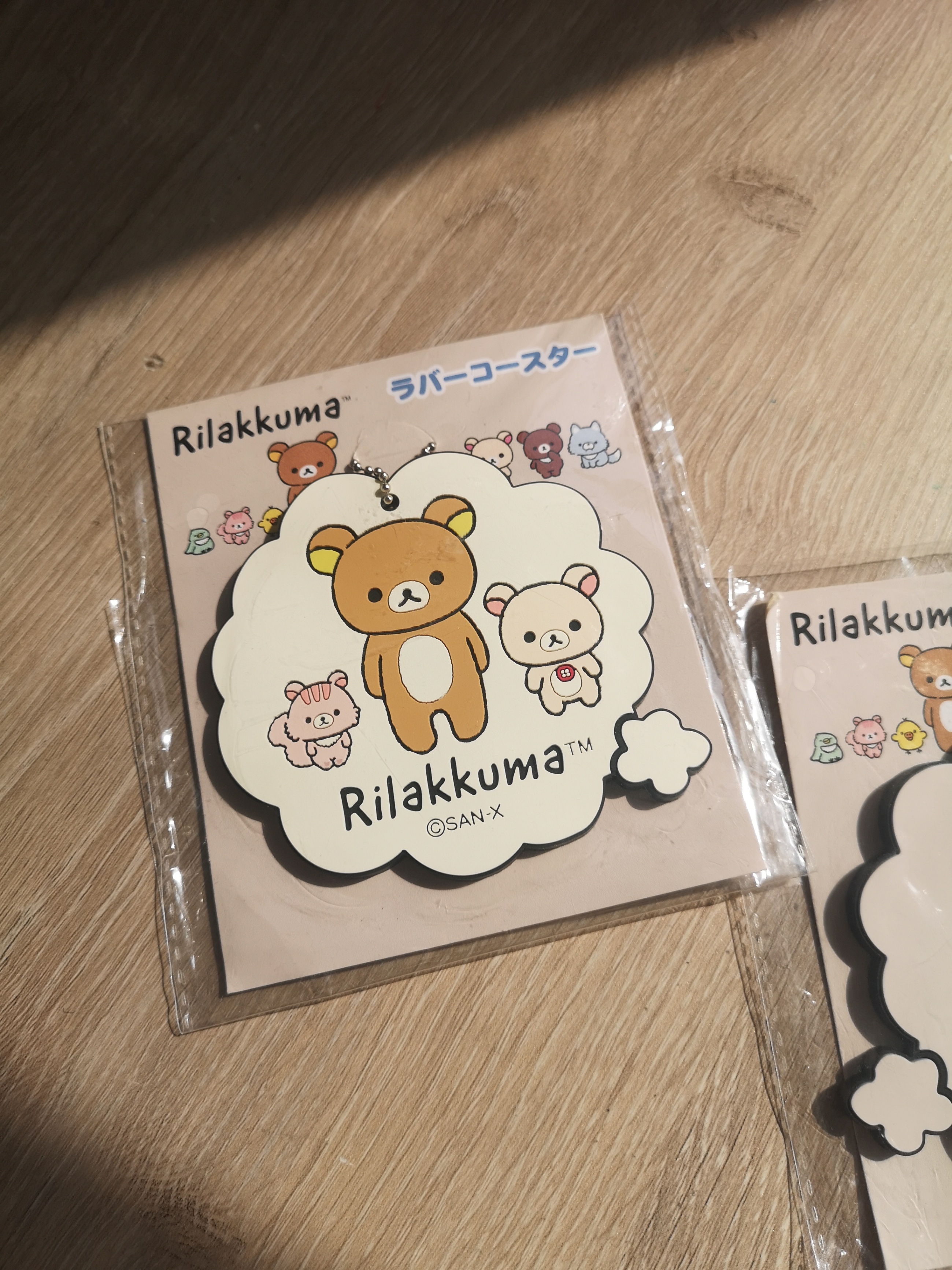 Rilakkuma Rubber Coaster Keychain - New! - photo 3