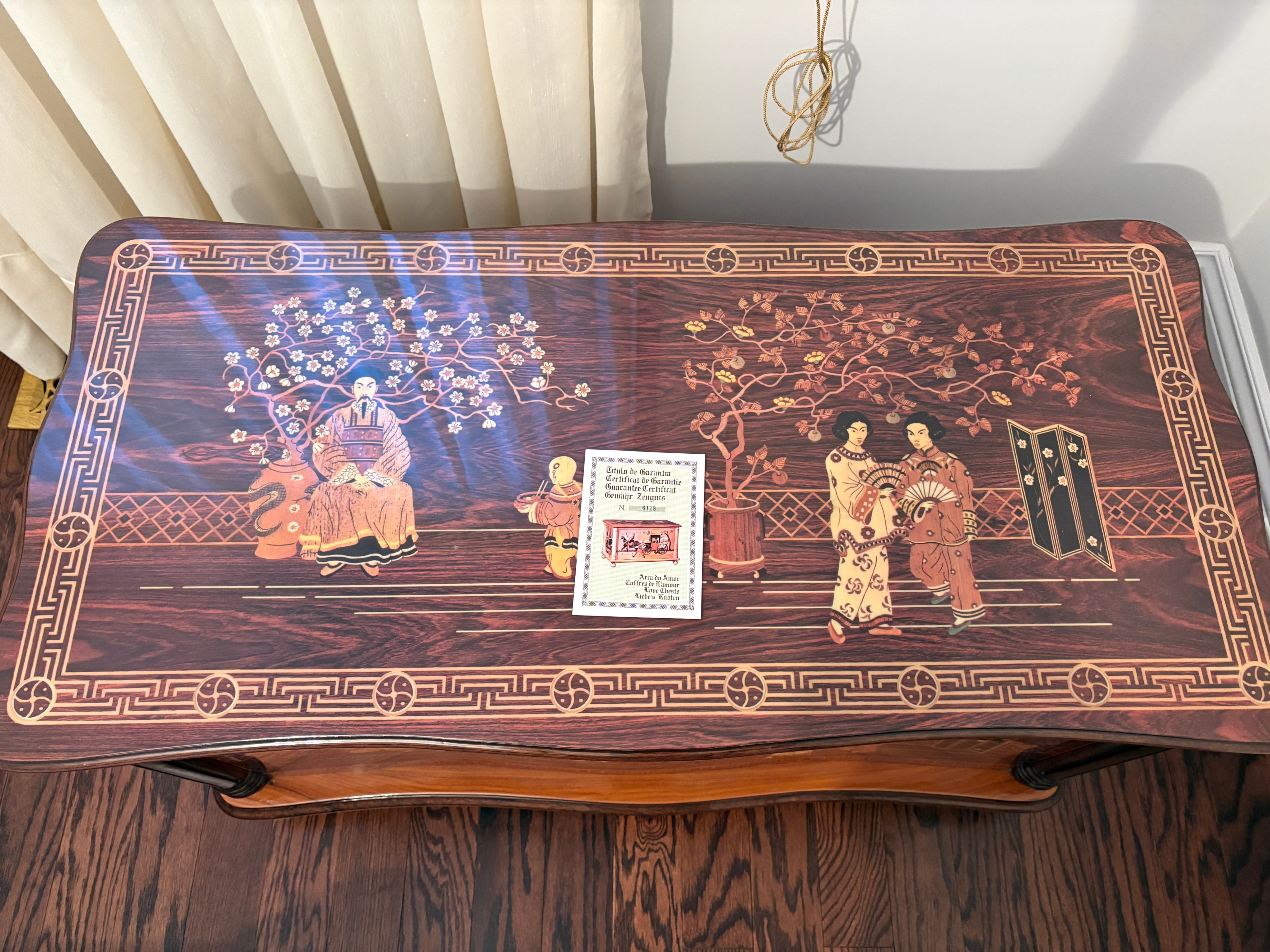 Chinese-Chinoiserie - Lacquered Trunk / Blanket Box - photo 2