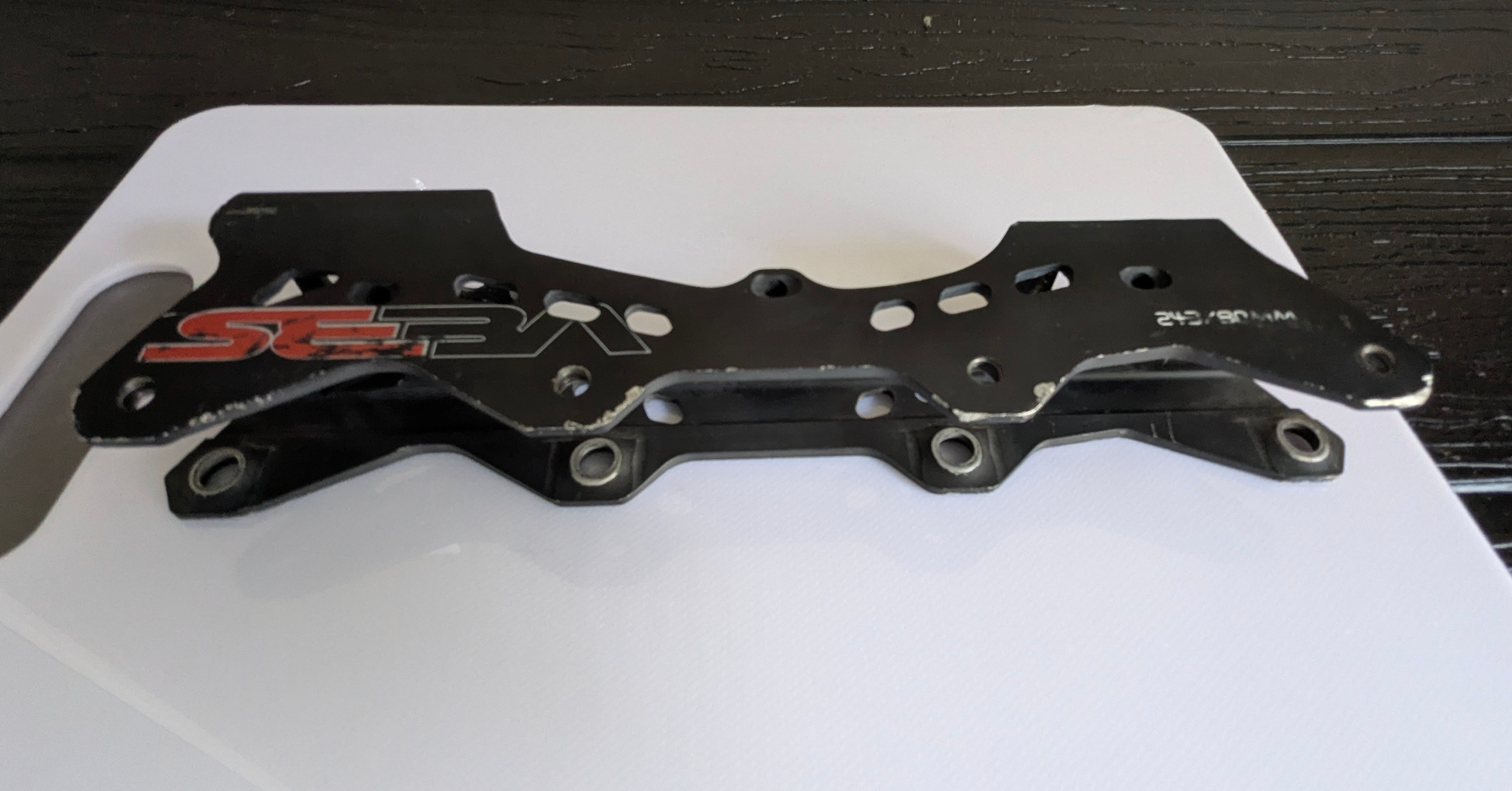 Single Seba frame 4x80  165/195 mount  242 mm  189 gr  no axles - photo 4