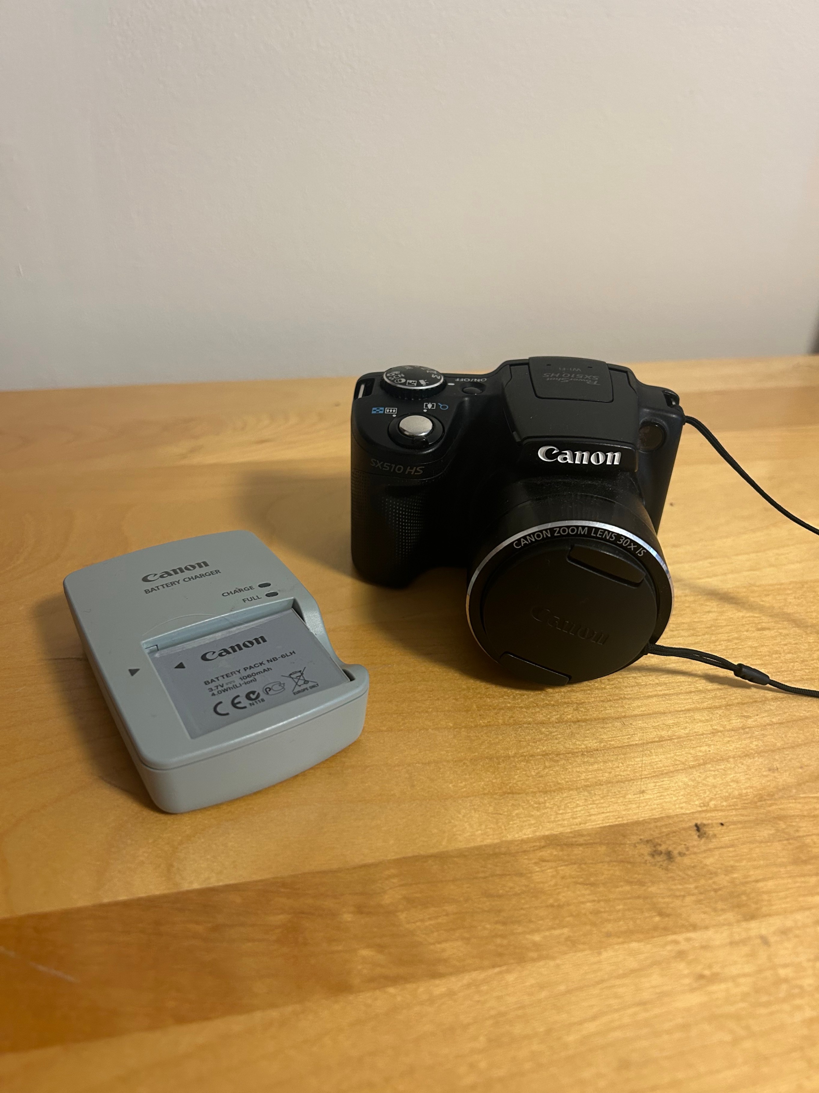 Canon PowerShot SX510 HS Digital Camera with Charger