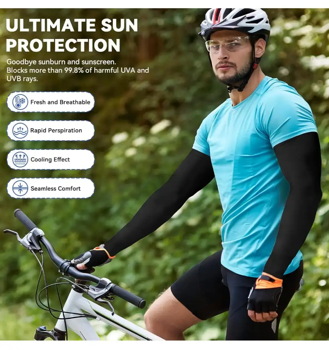 Outivity Arm Sleeves with UV protection (White or Beige) - photo 5